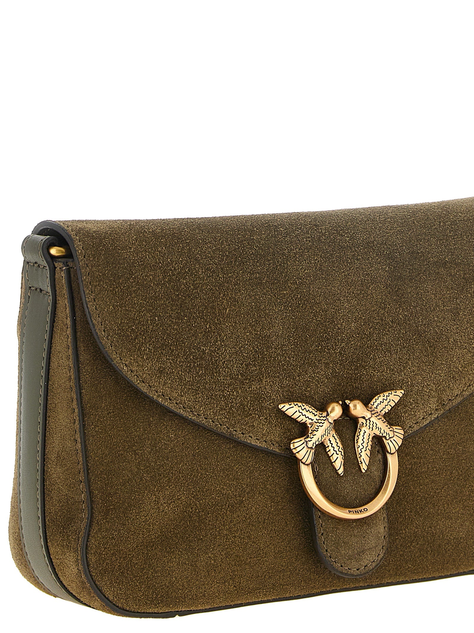 Bicolor Calfskin Crossbody Bag