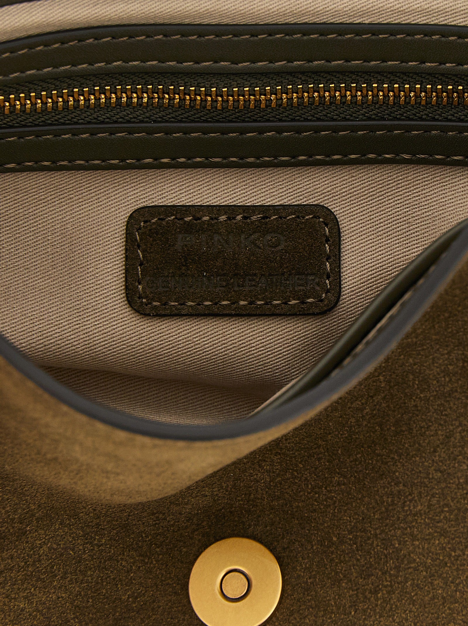 Bicolor Calfskin Crossbody Bag