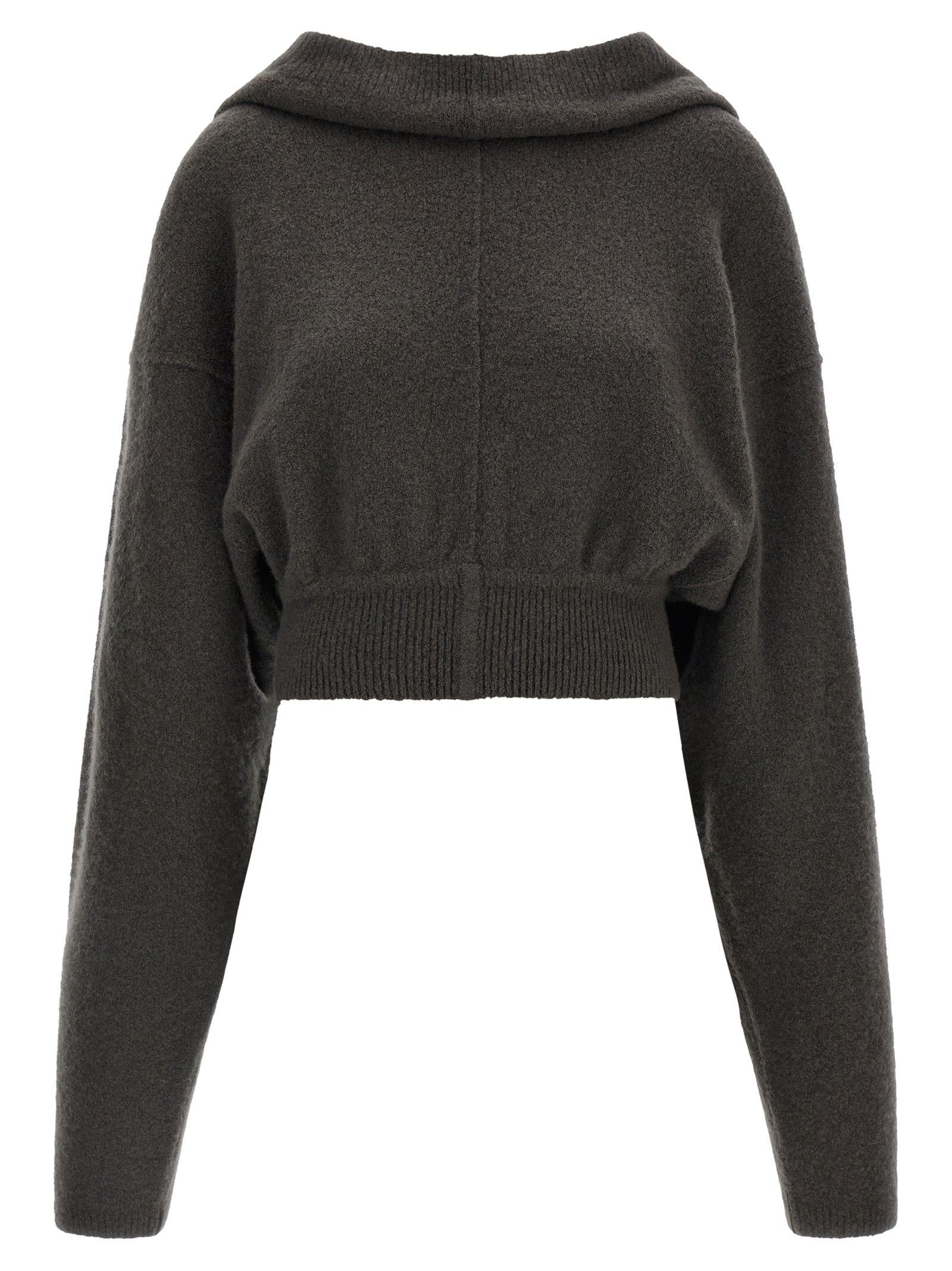 Gray Cashmere Hoodie