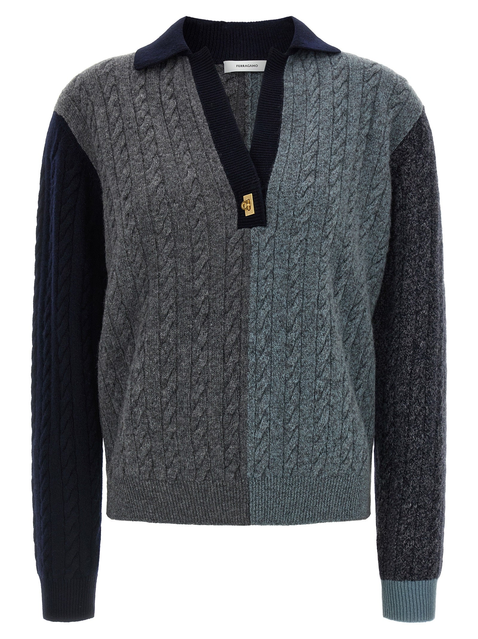 Multicolor Virgin Wool Cardigan