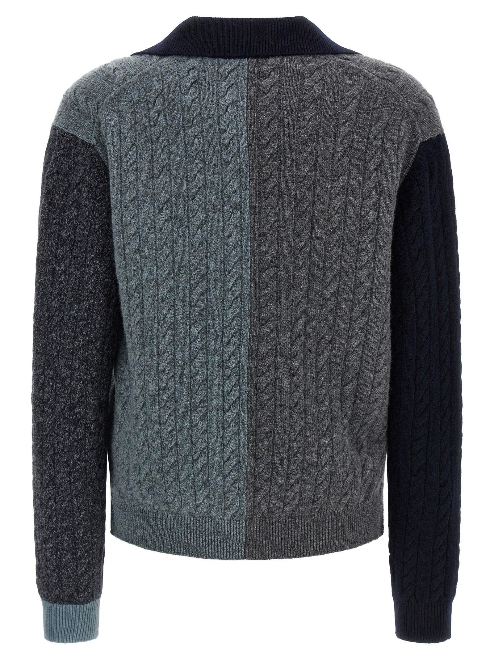 Multicolor Virgin Wool Cardigan