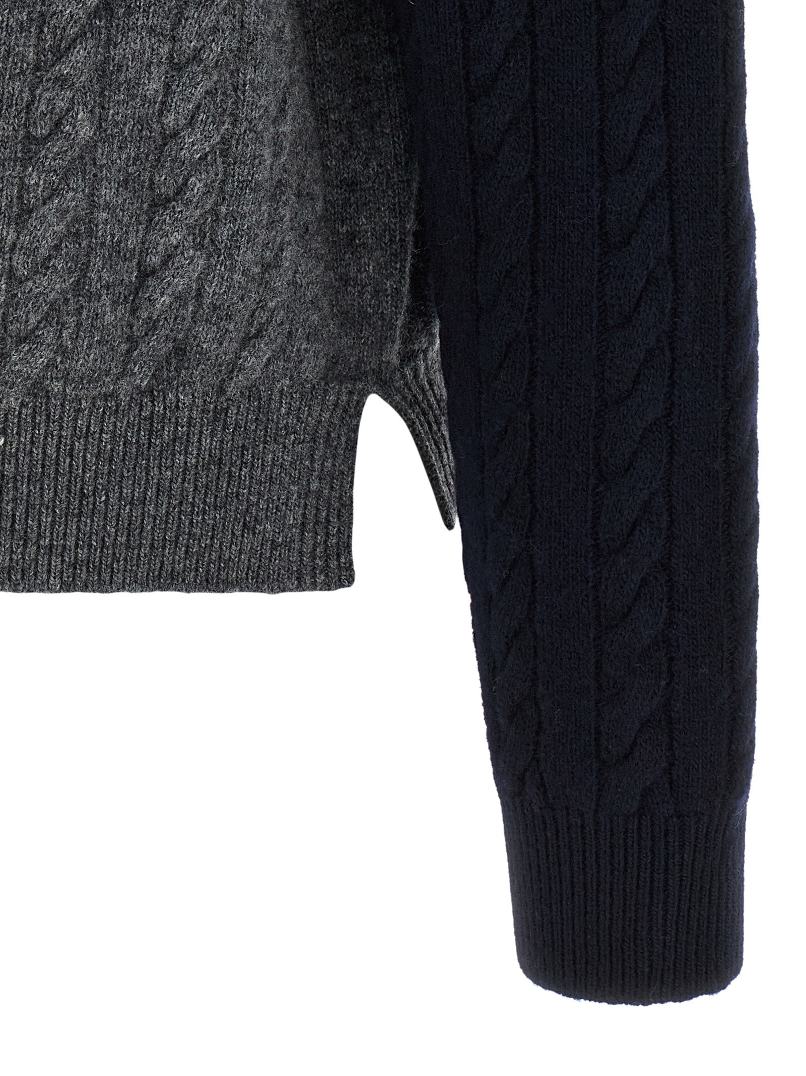Multicolor Virgin Wool Cardigan