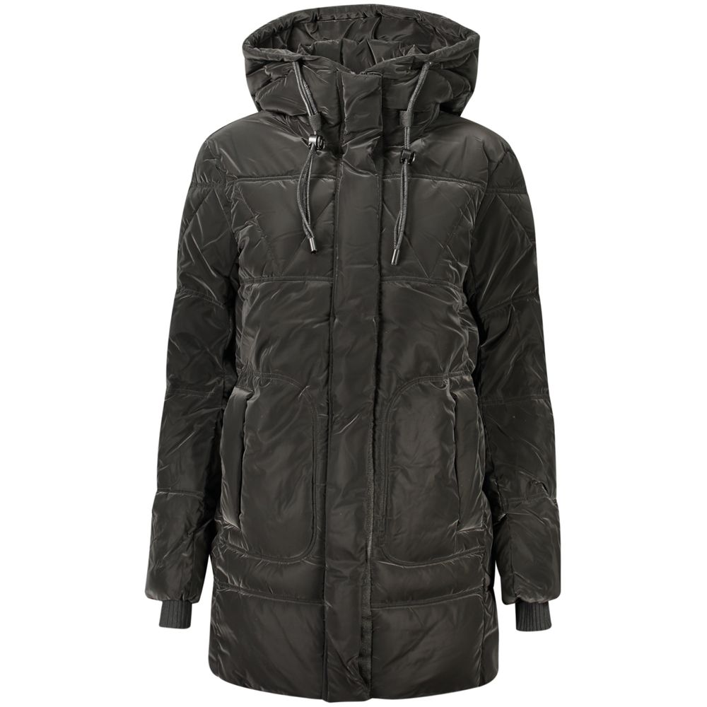 Black Polyurethane Women's Jacket
