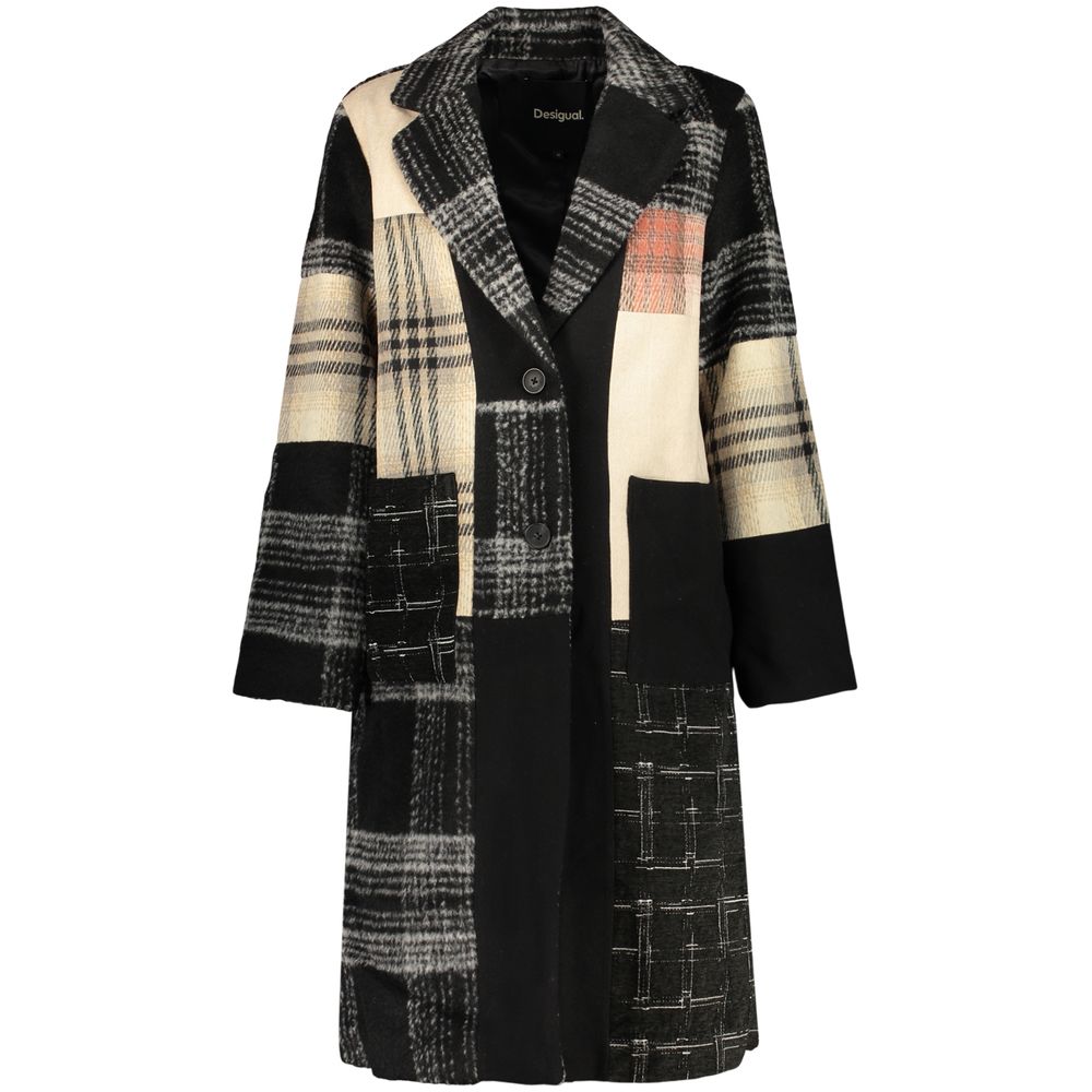Black Polyester Women's Jacket