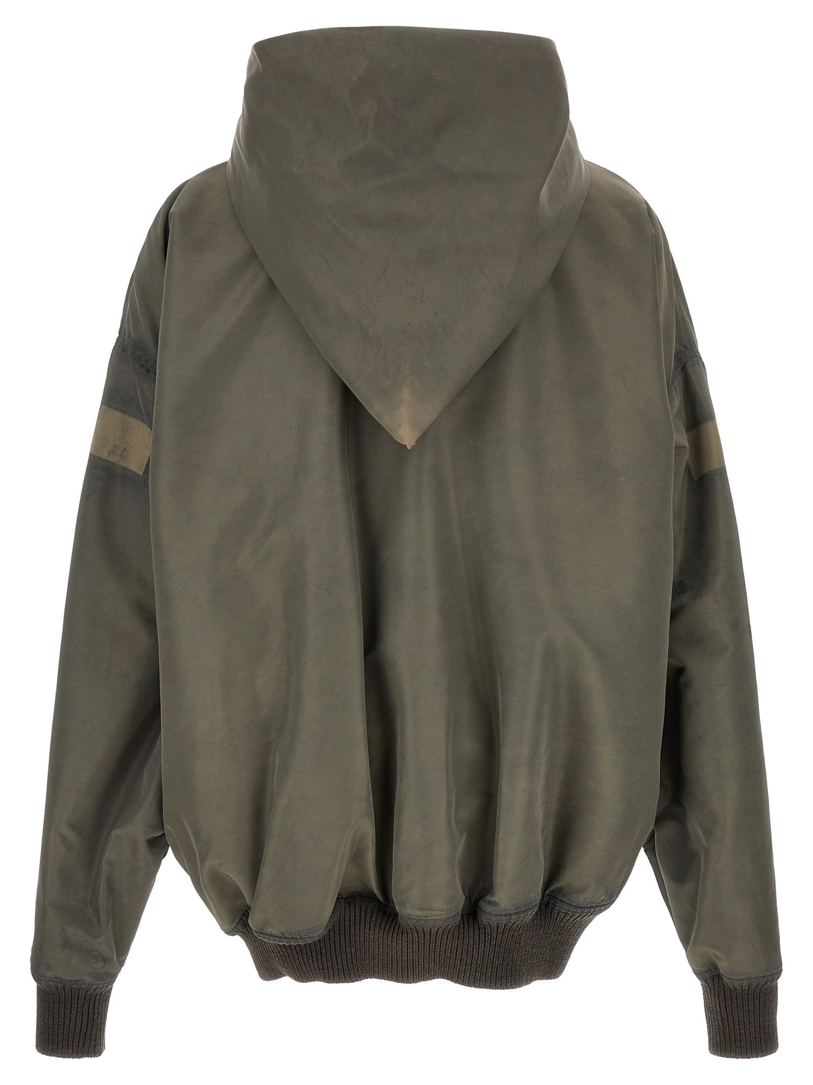 Gray Nylon Shell Jacket