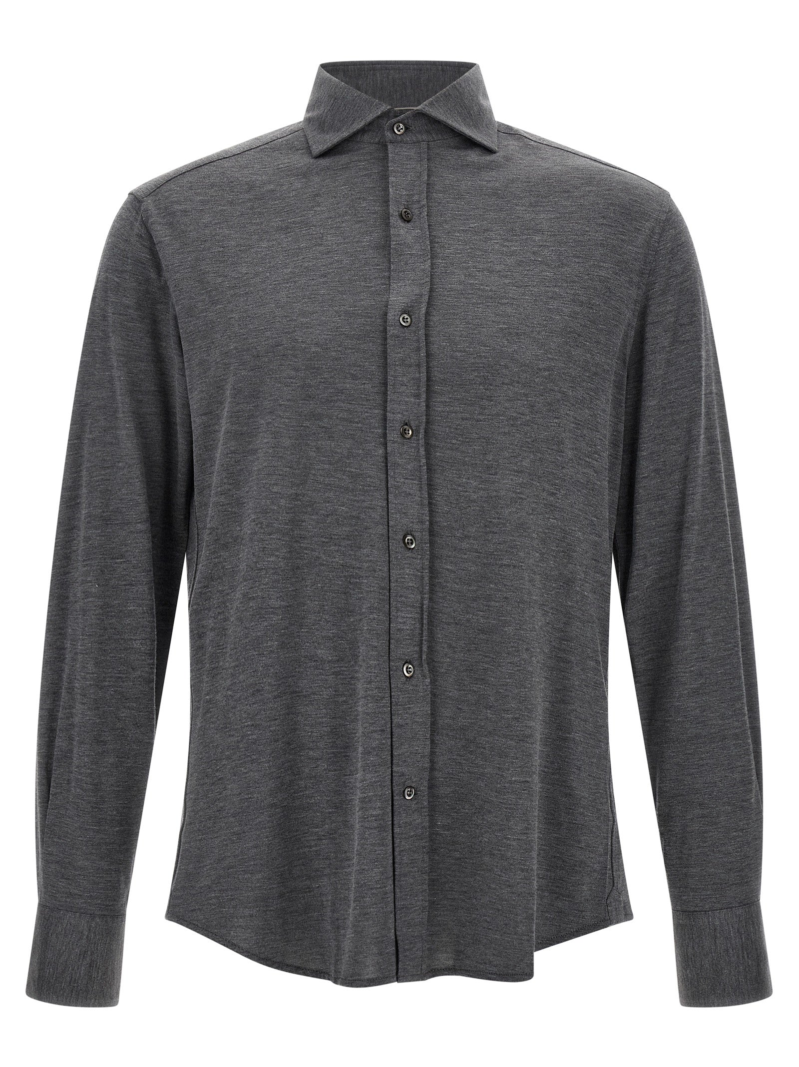 Gray Silk Blouse
