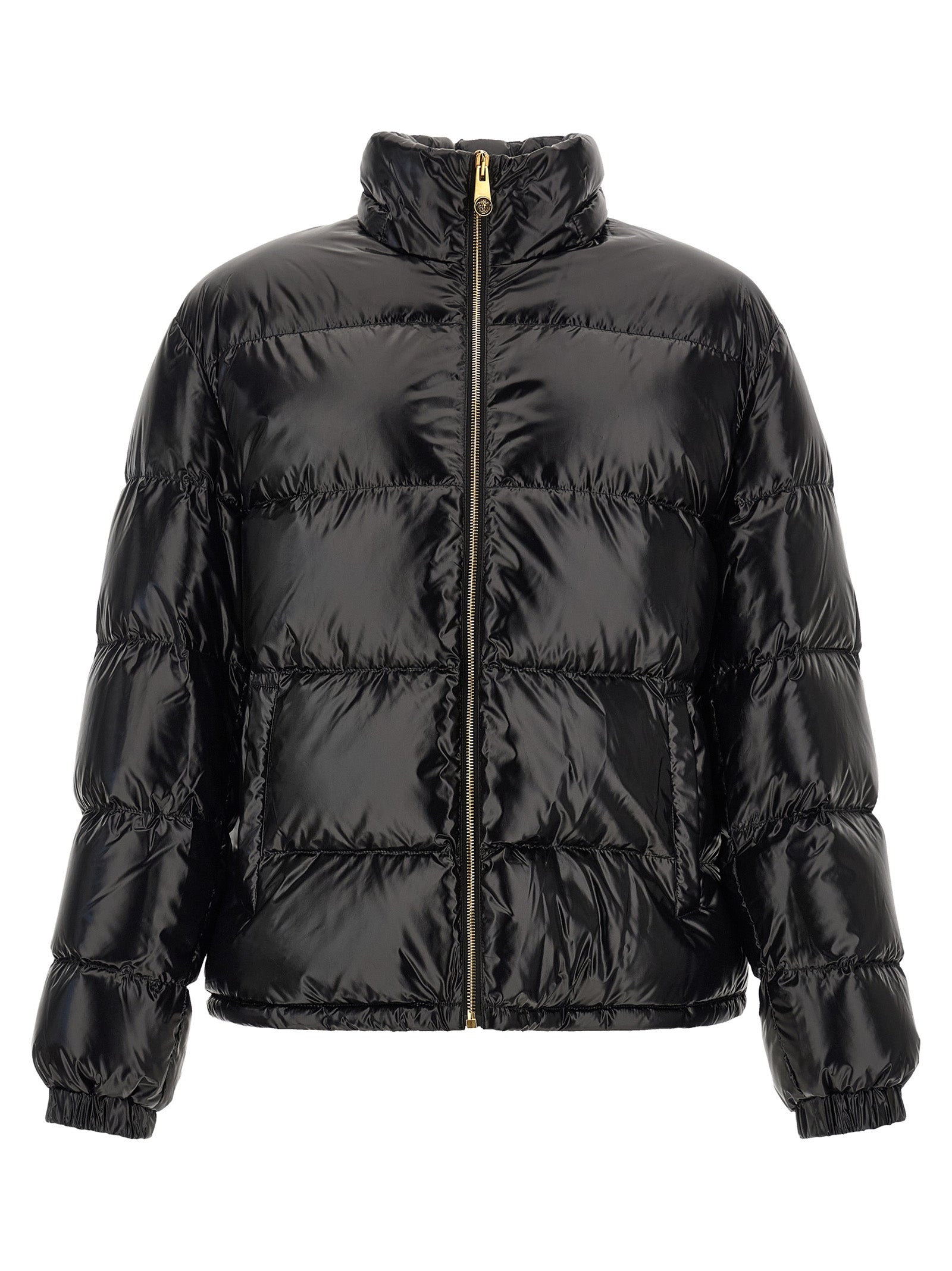 Black Nylon Full-Length Jacket