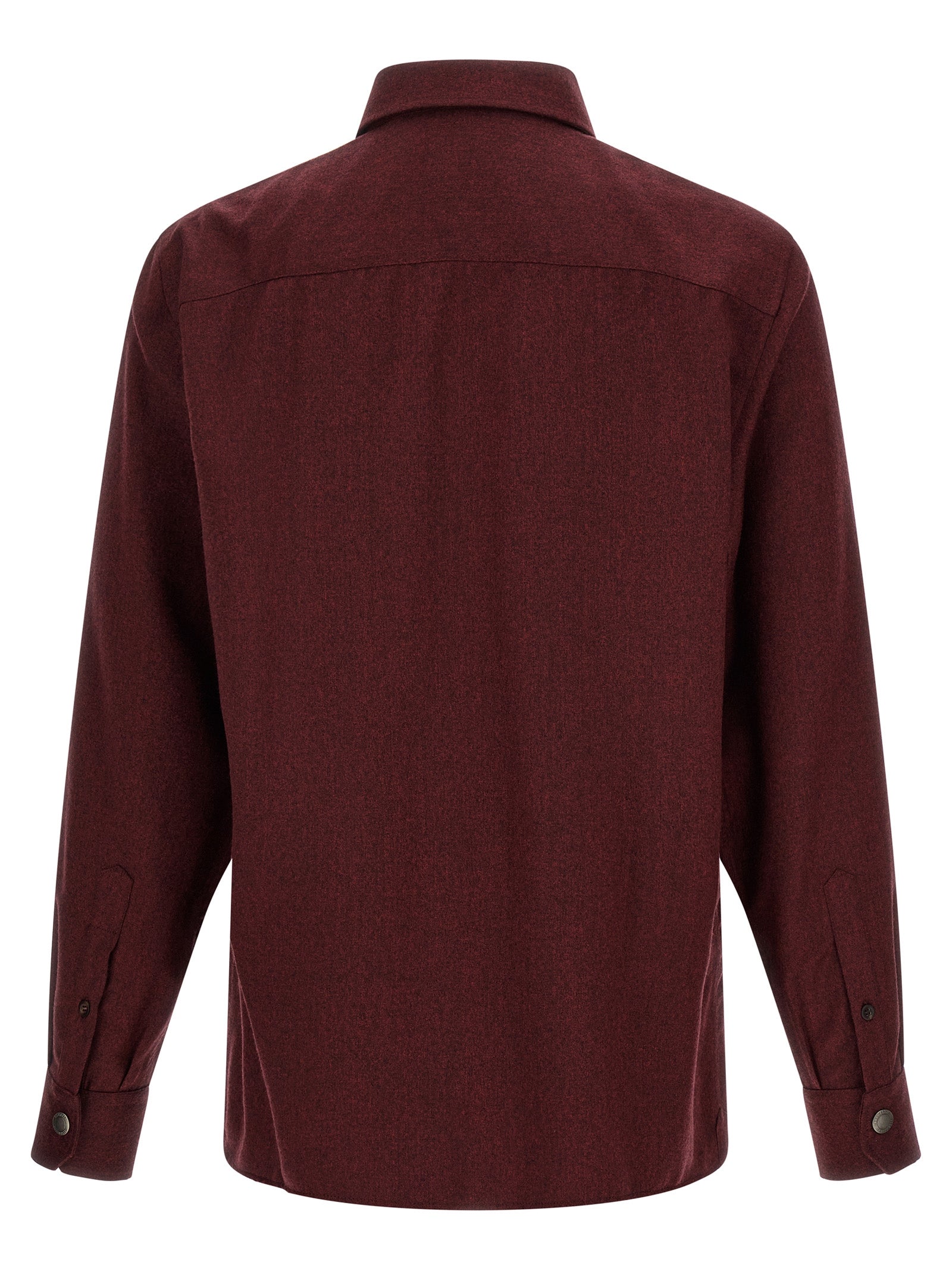 Bordeaux Virgin Wool Blouse