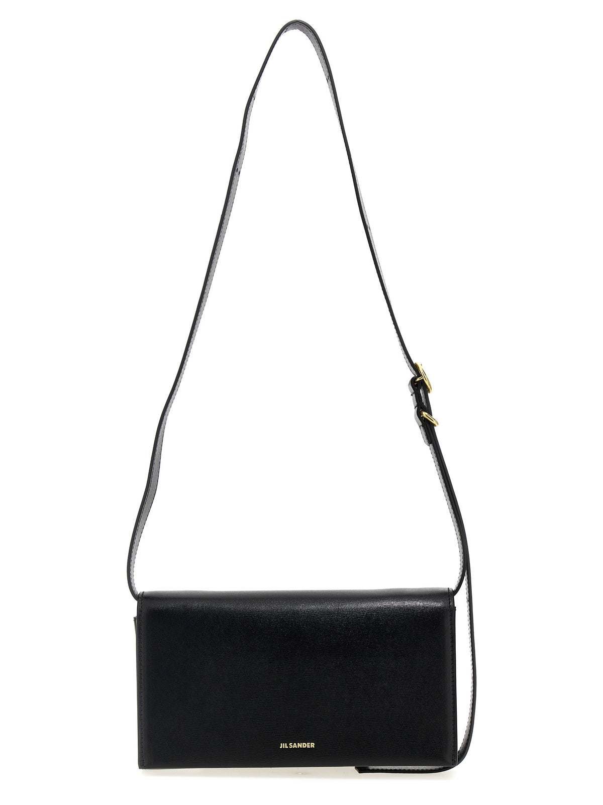 Black Leather Crossbody Bag