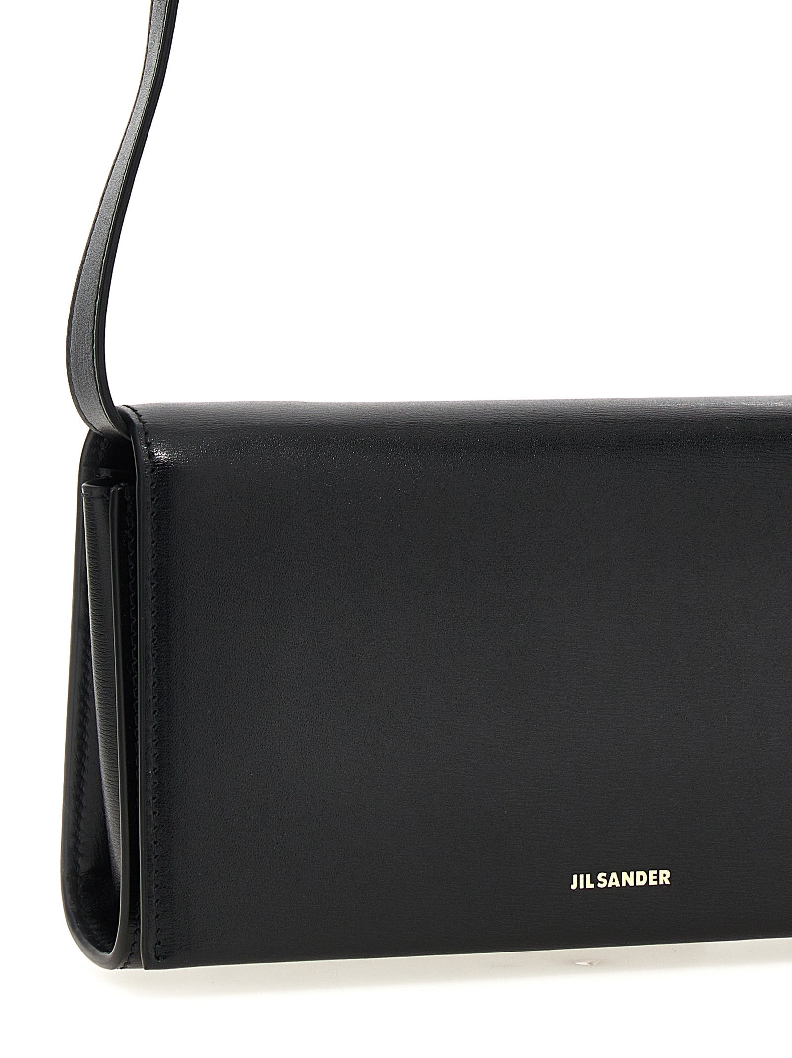 Black Leather Crossbody Bag