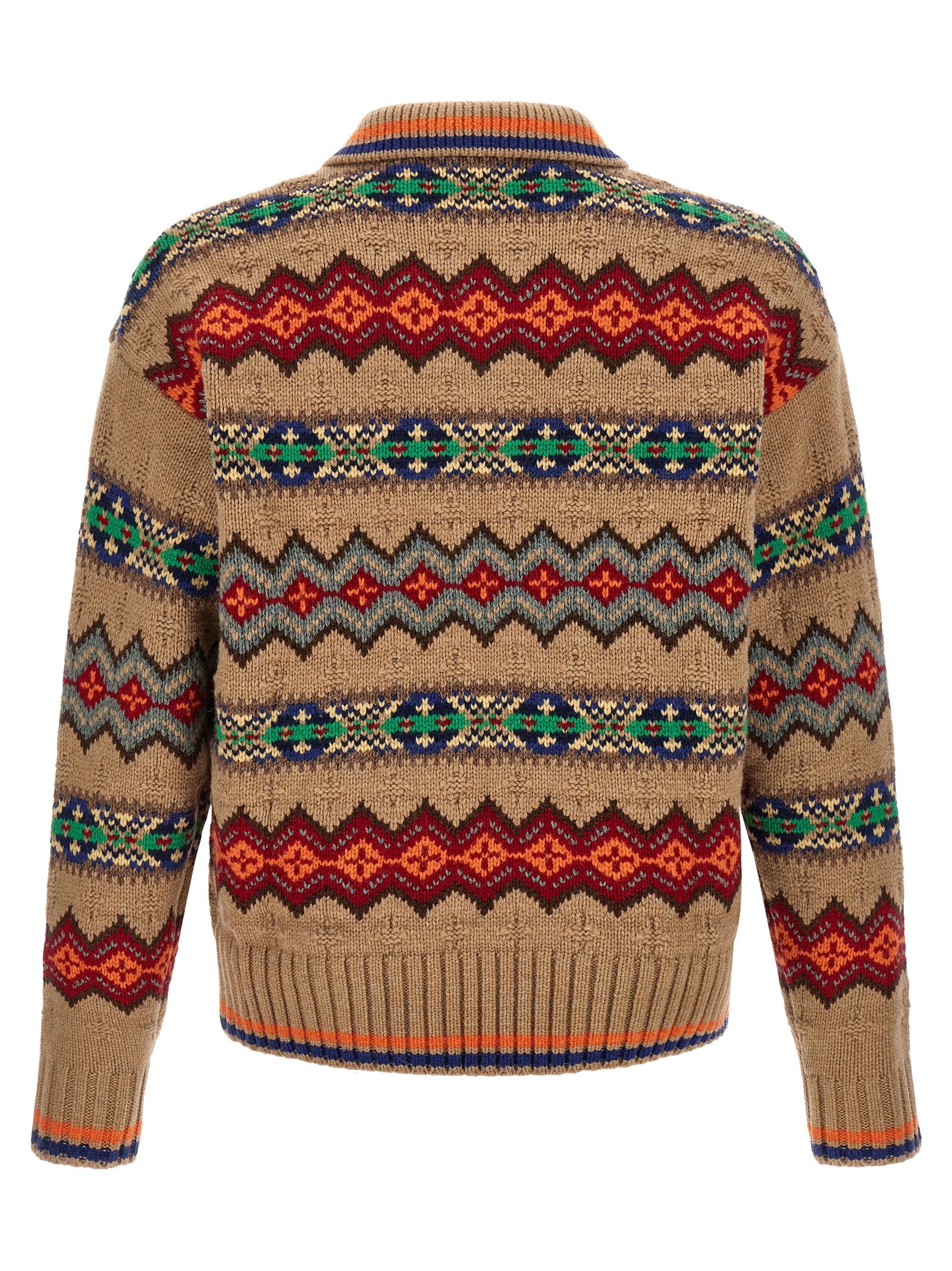 Multicolor Wool Cardigan
