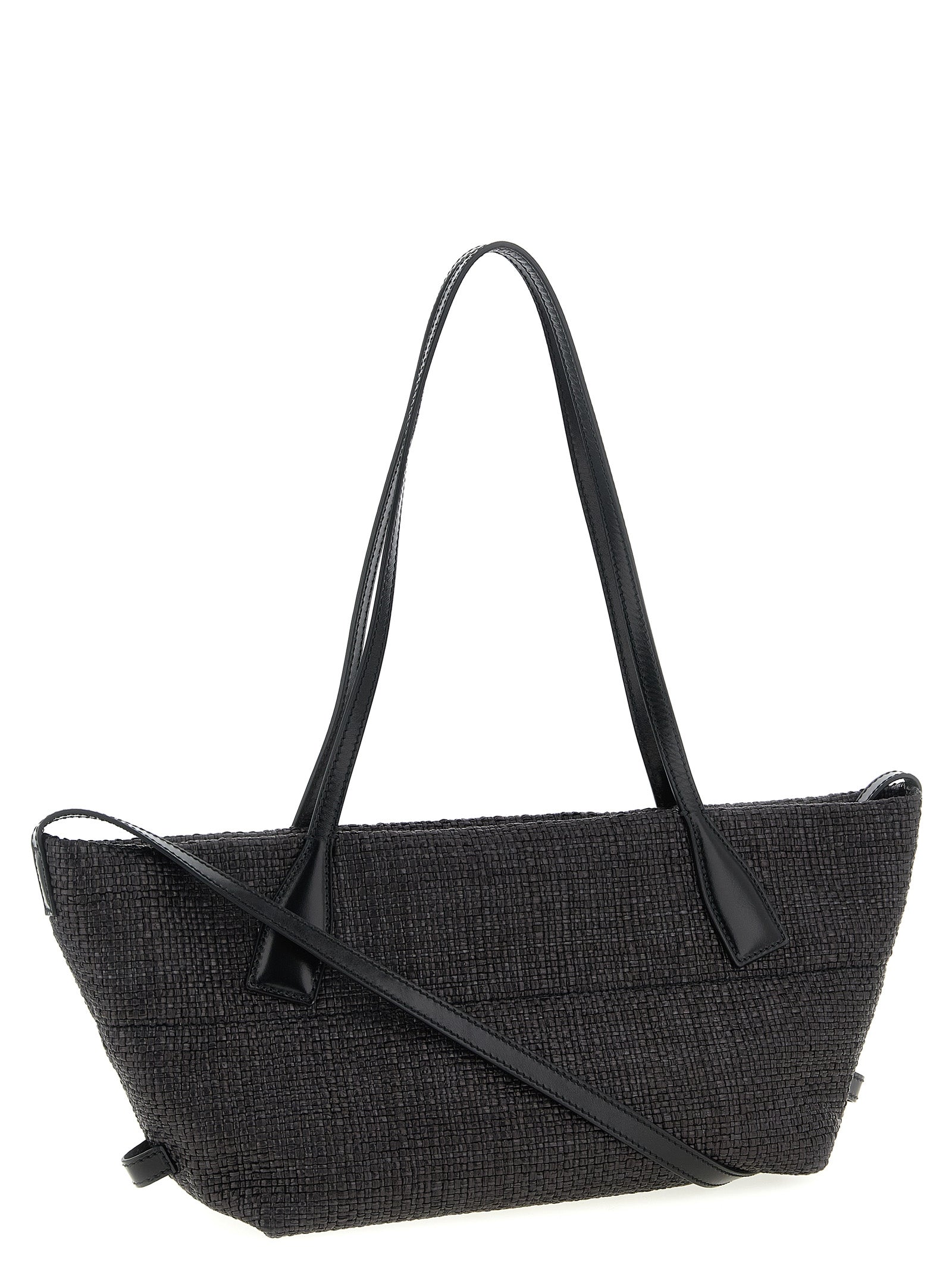 Black Polyamide Tote Bag