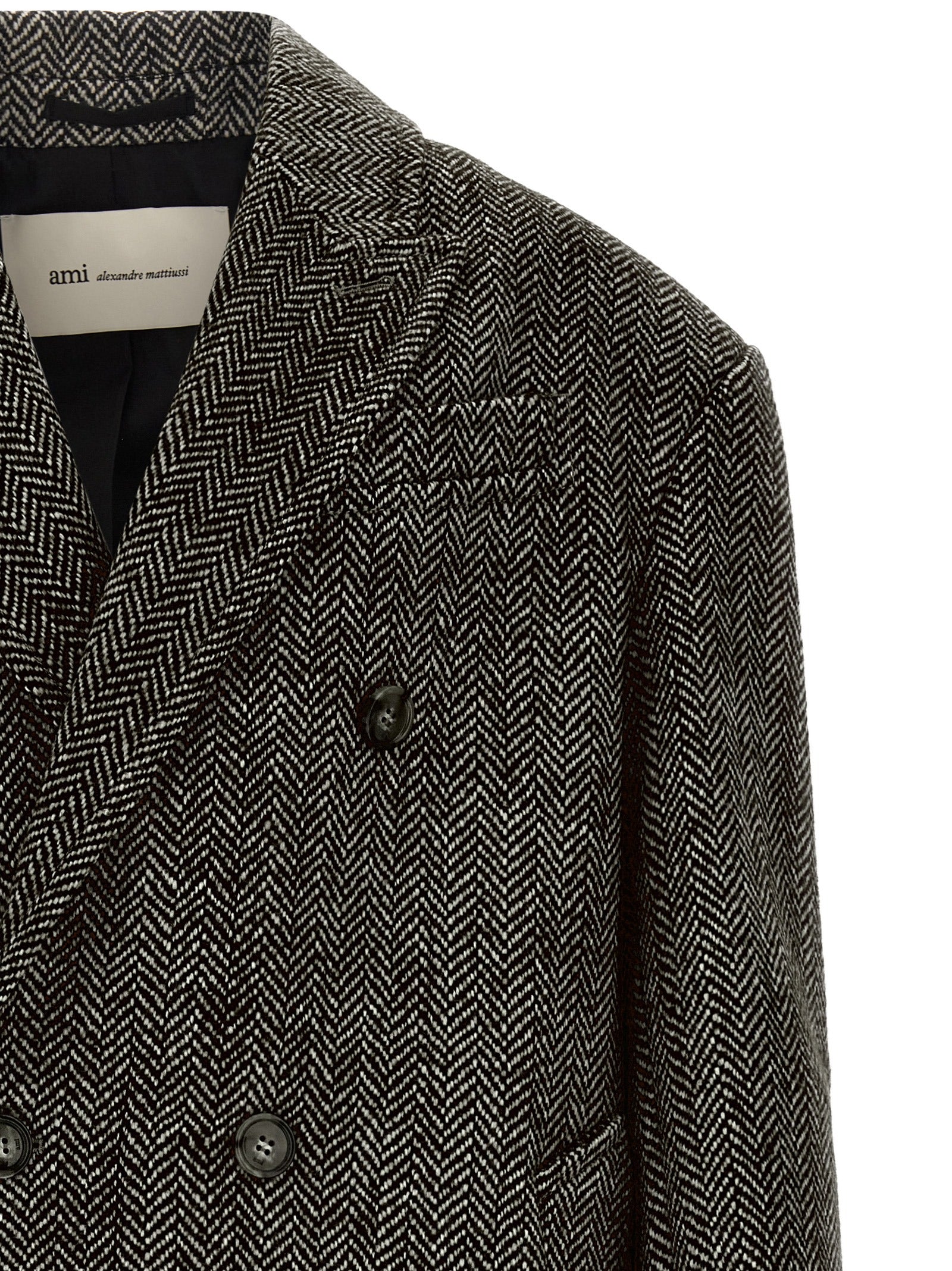 Black Virgin Wool Coat