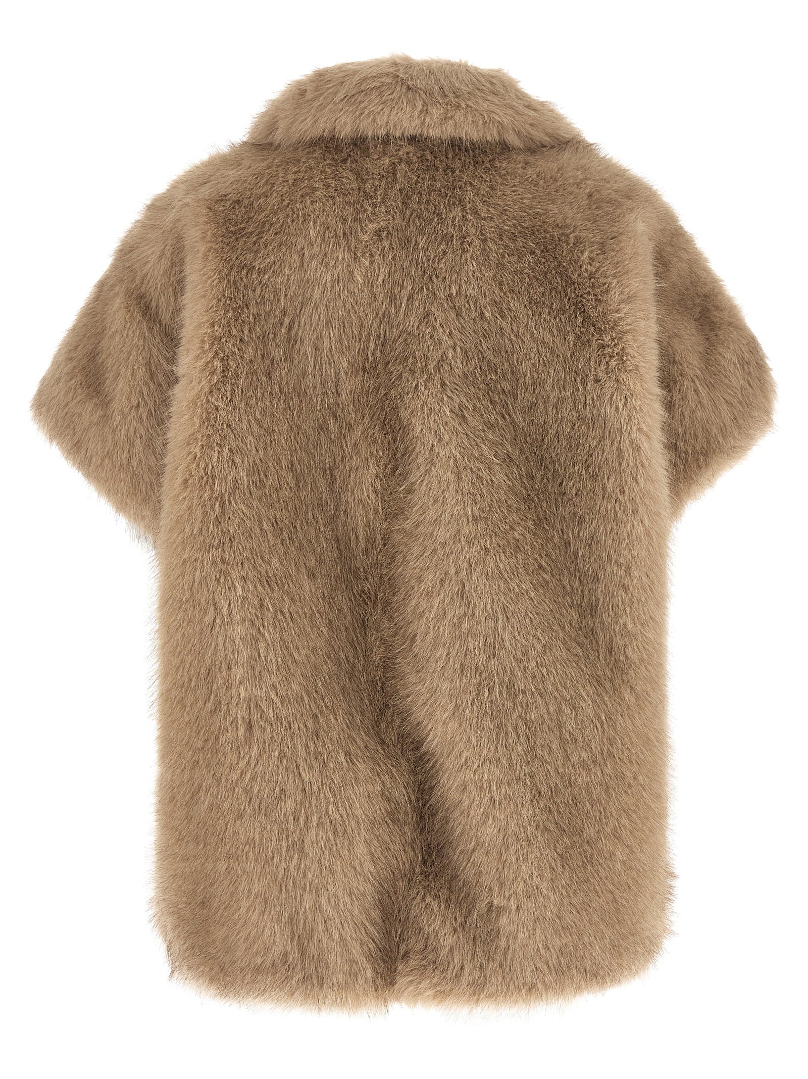 Beige Polyester Coat
