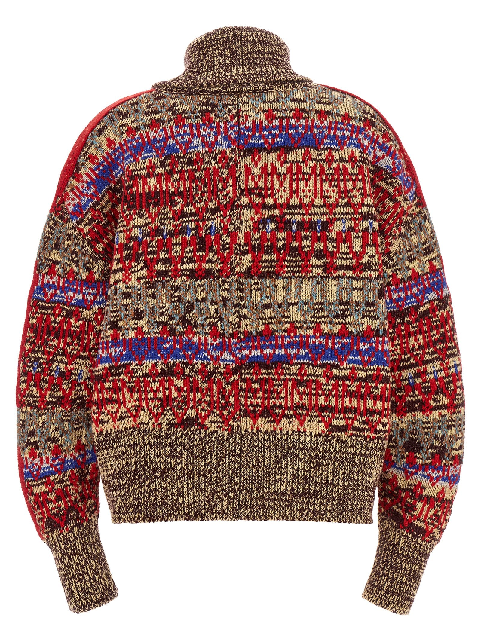 Multicolor Wool Cardigan