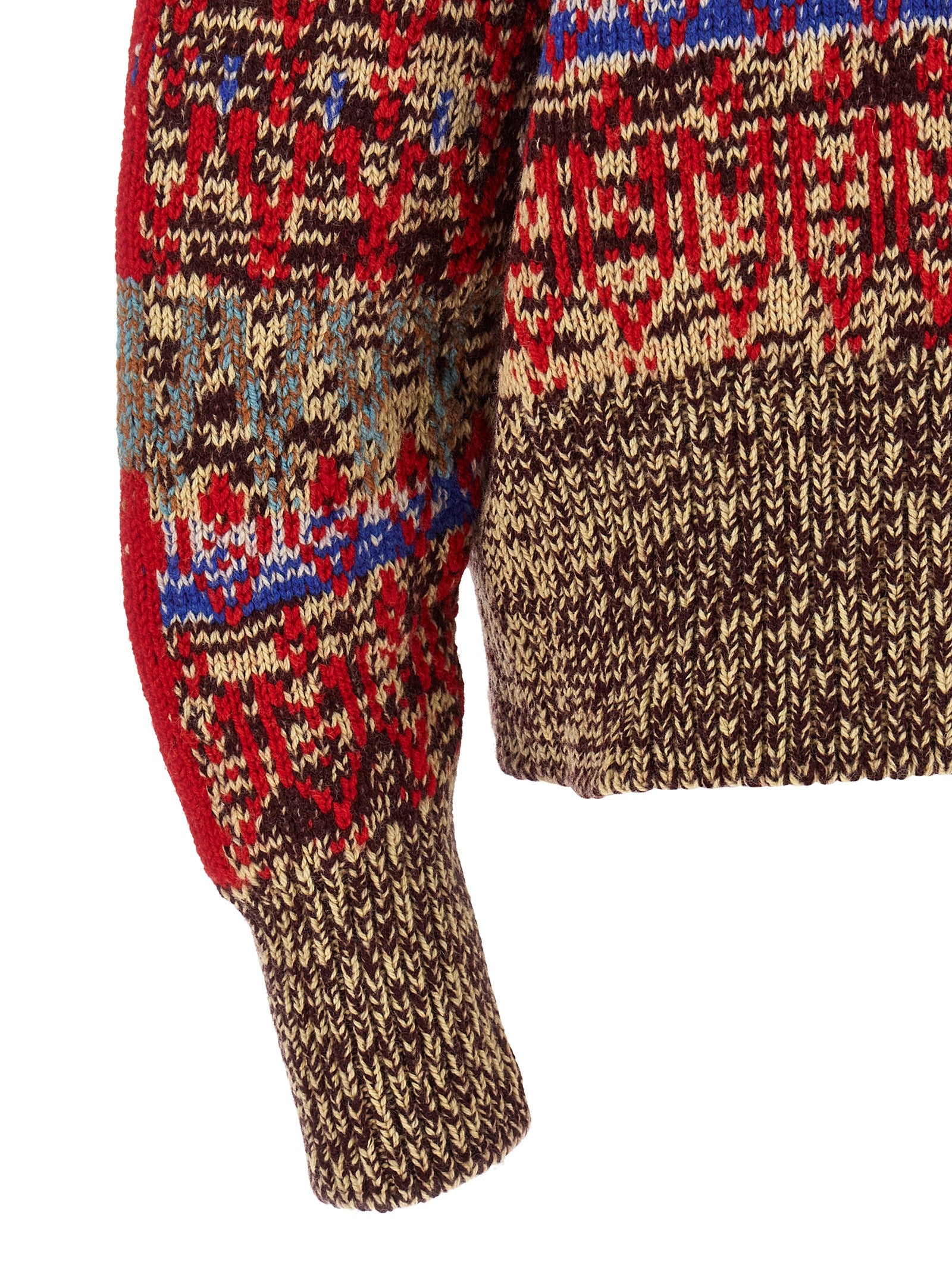 Multicolor Wool Cardigan