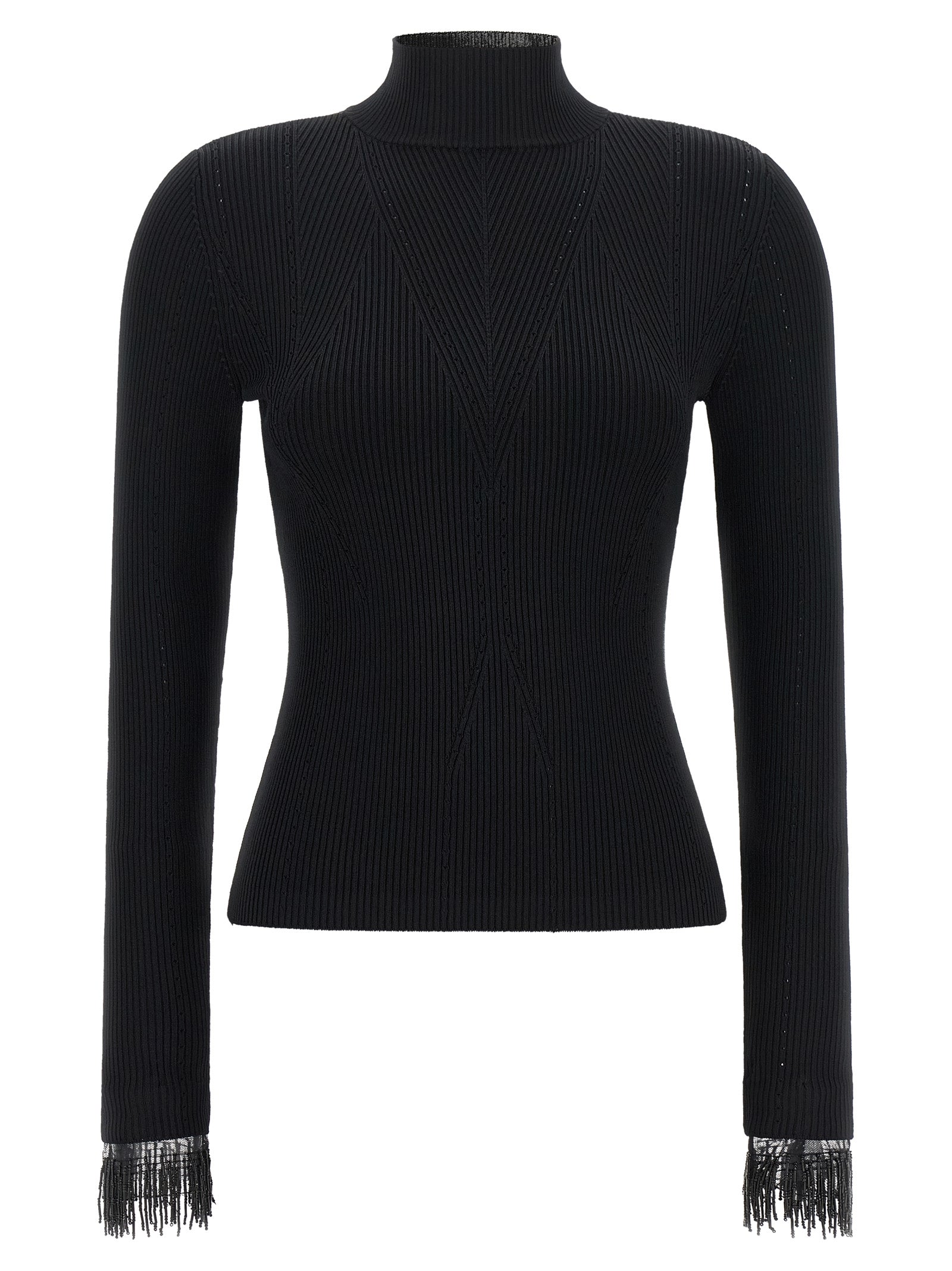 Black Viscose Cardigan