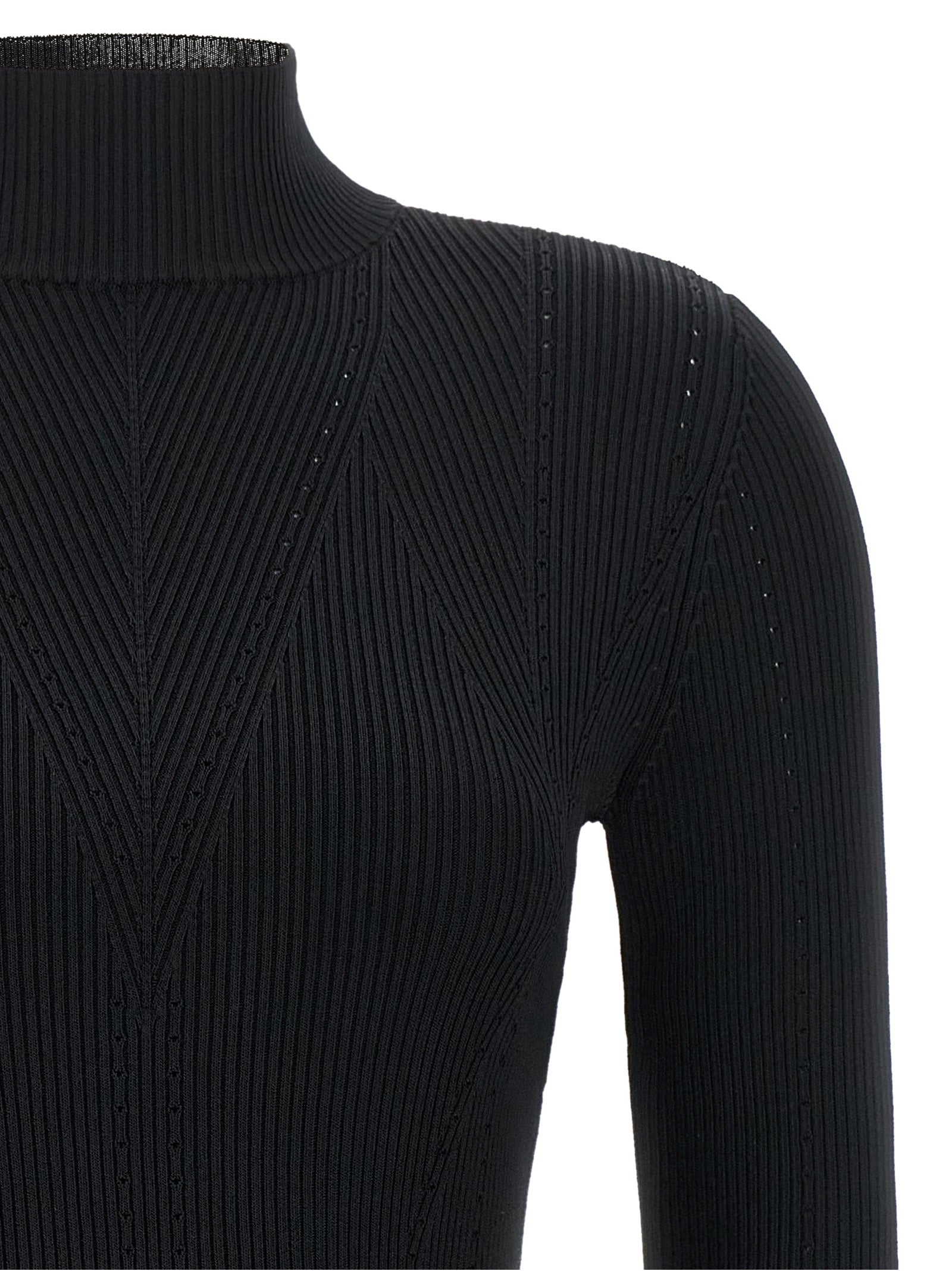 Black Viscose Cardigan