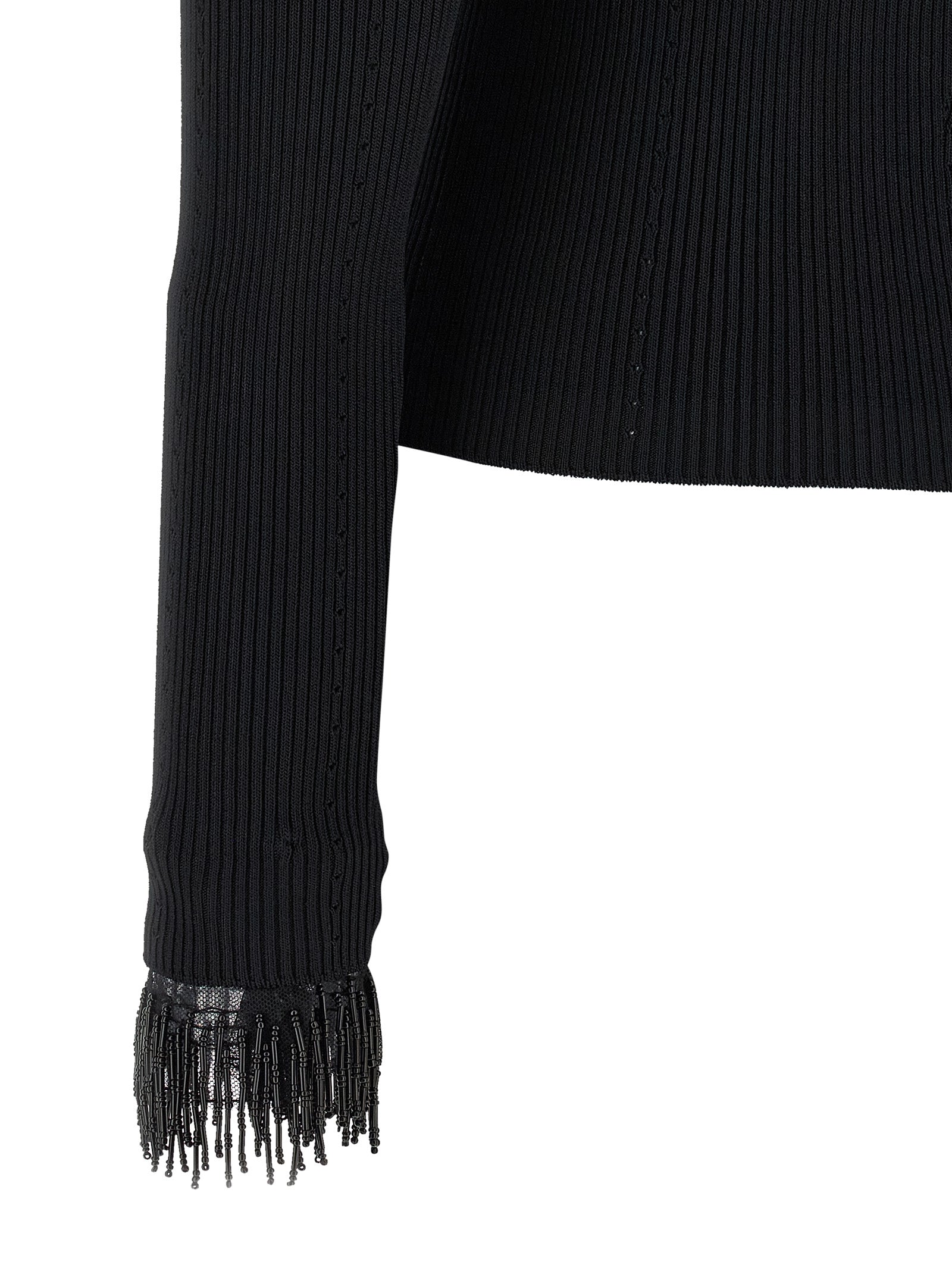 Black Viscose Cardigan