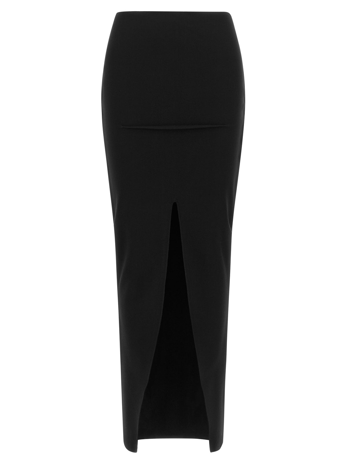 Black Viscose Mini Skirt