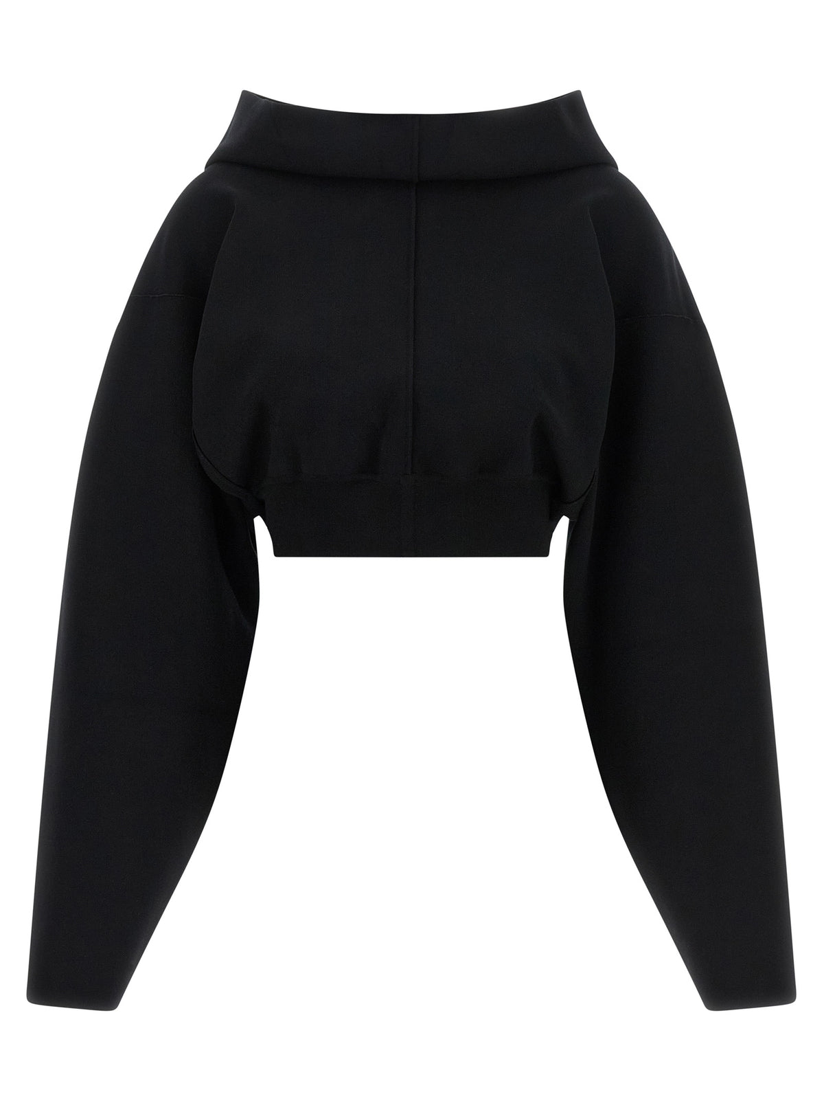 Black Viscose Sweatshirt
