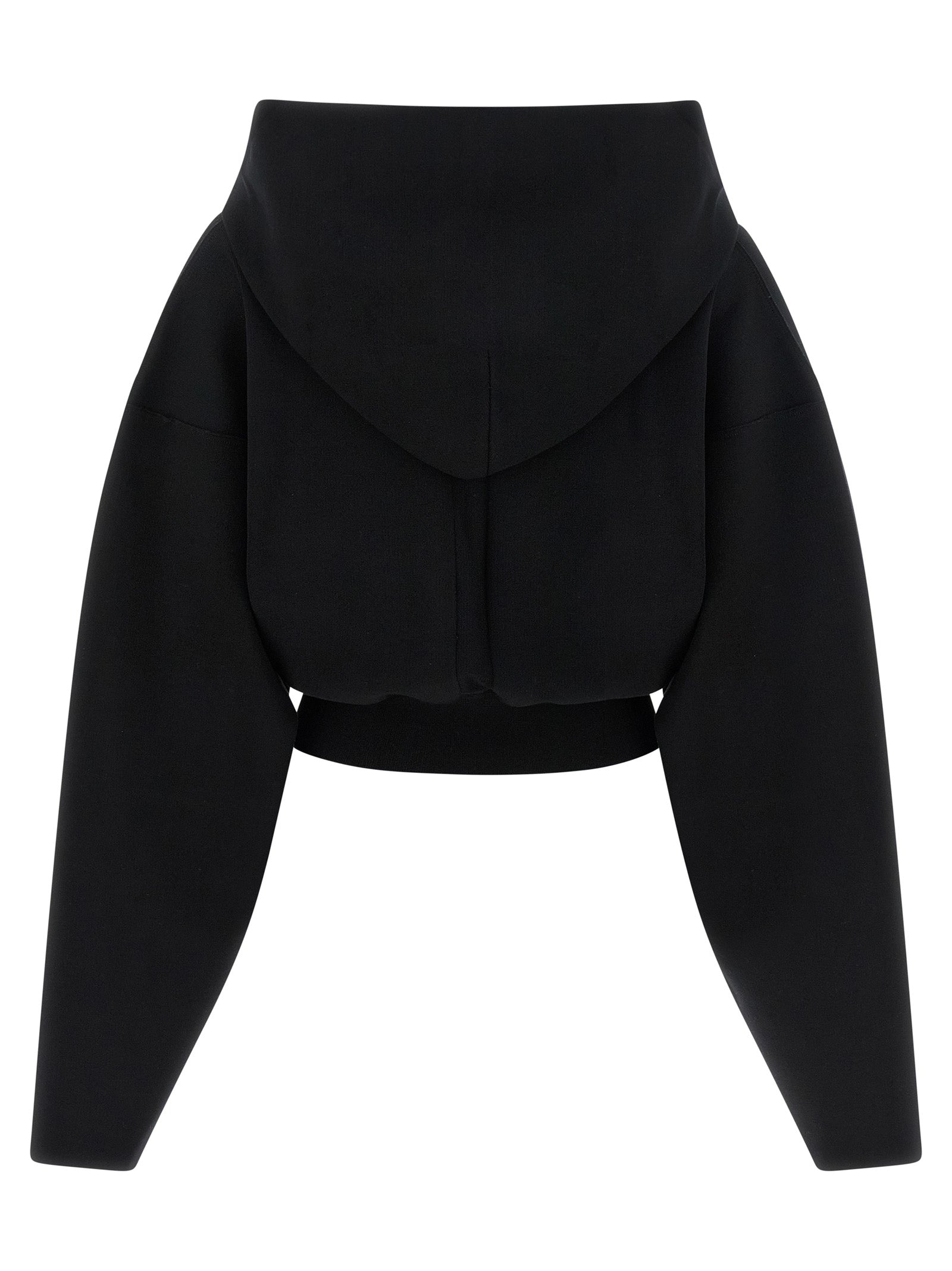 Black Viscose Sweatshirt
