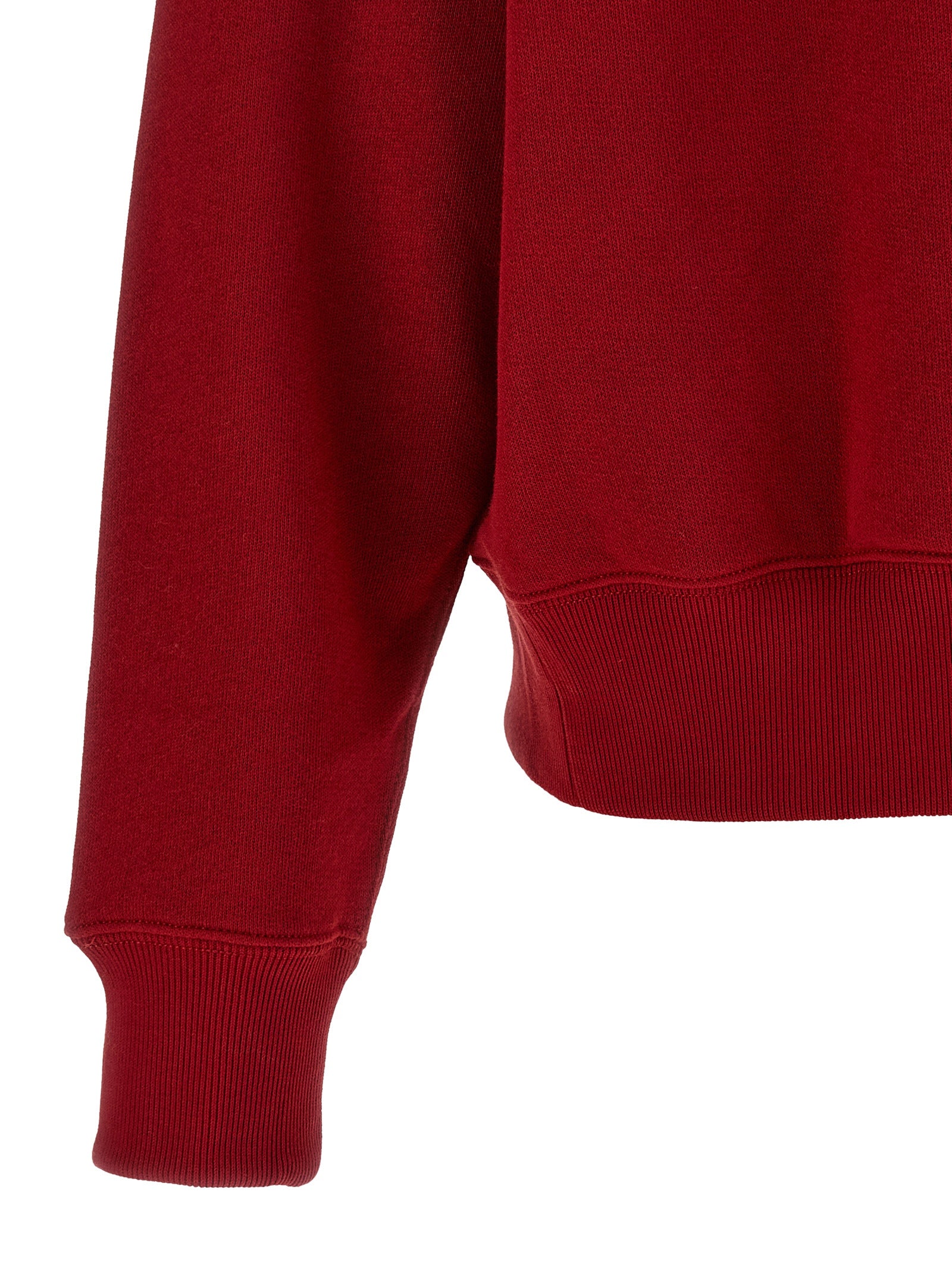 Red Cotton Sweatshirt