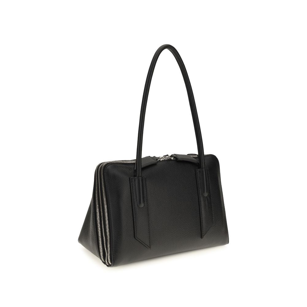 Black Calf Leather Bos Taurus Shoulder Bag