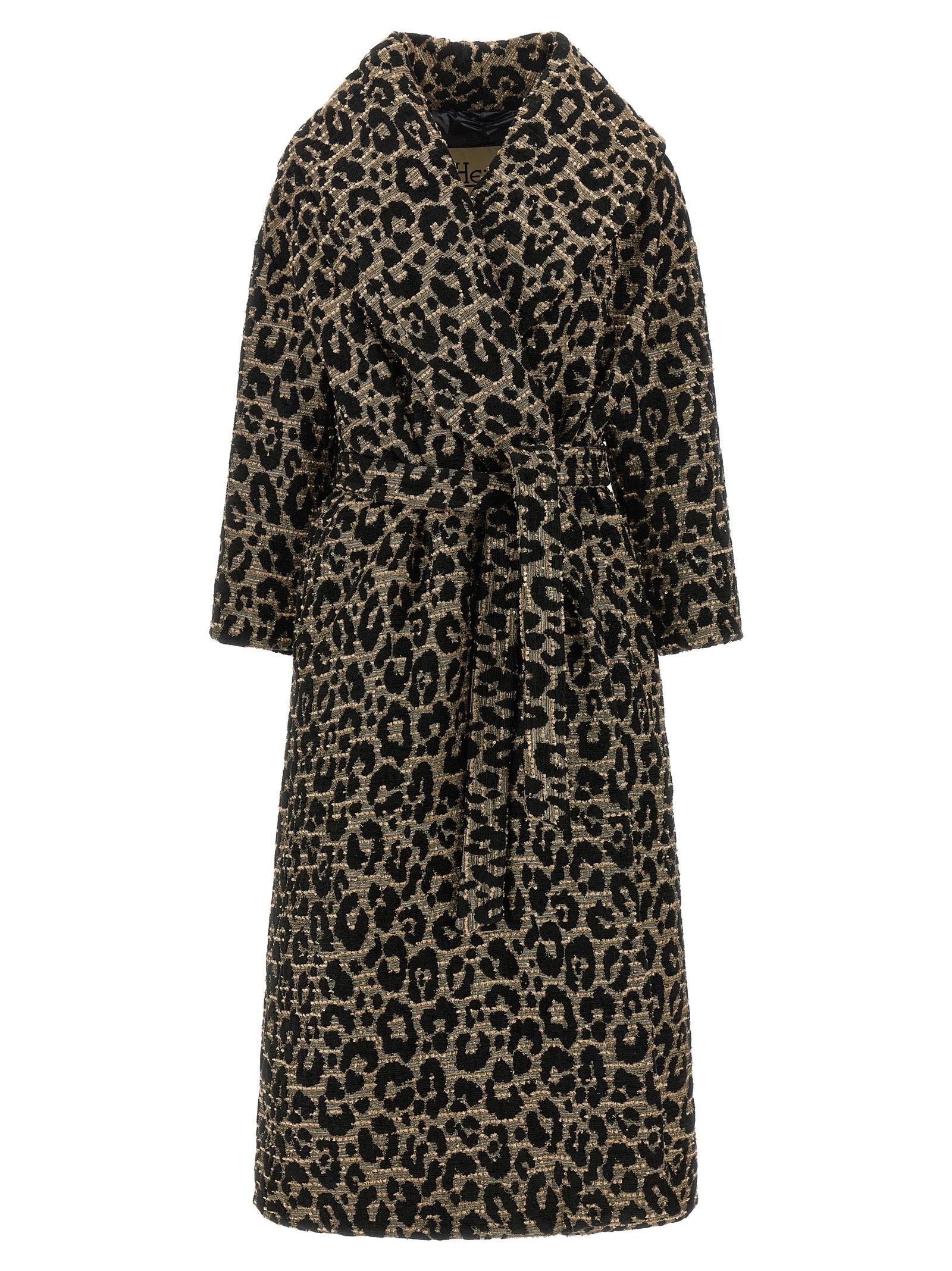 Black Acetate Coat