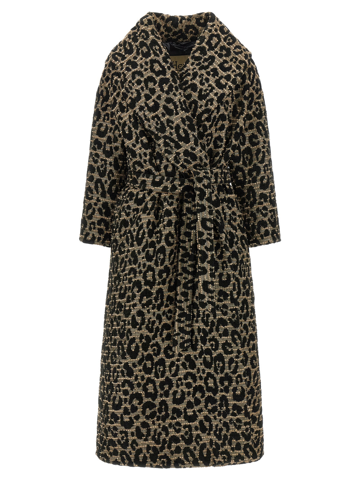Black Acetate Coat