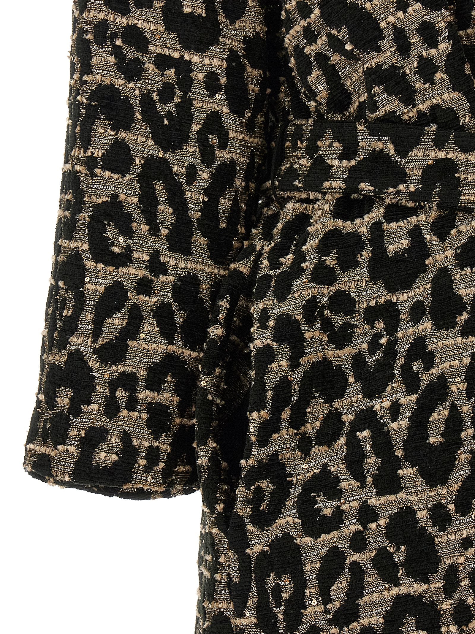 Black Acetate Coat