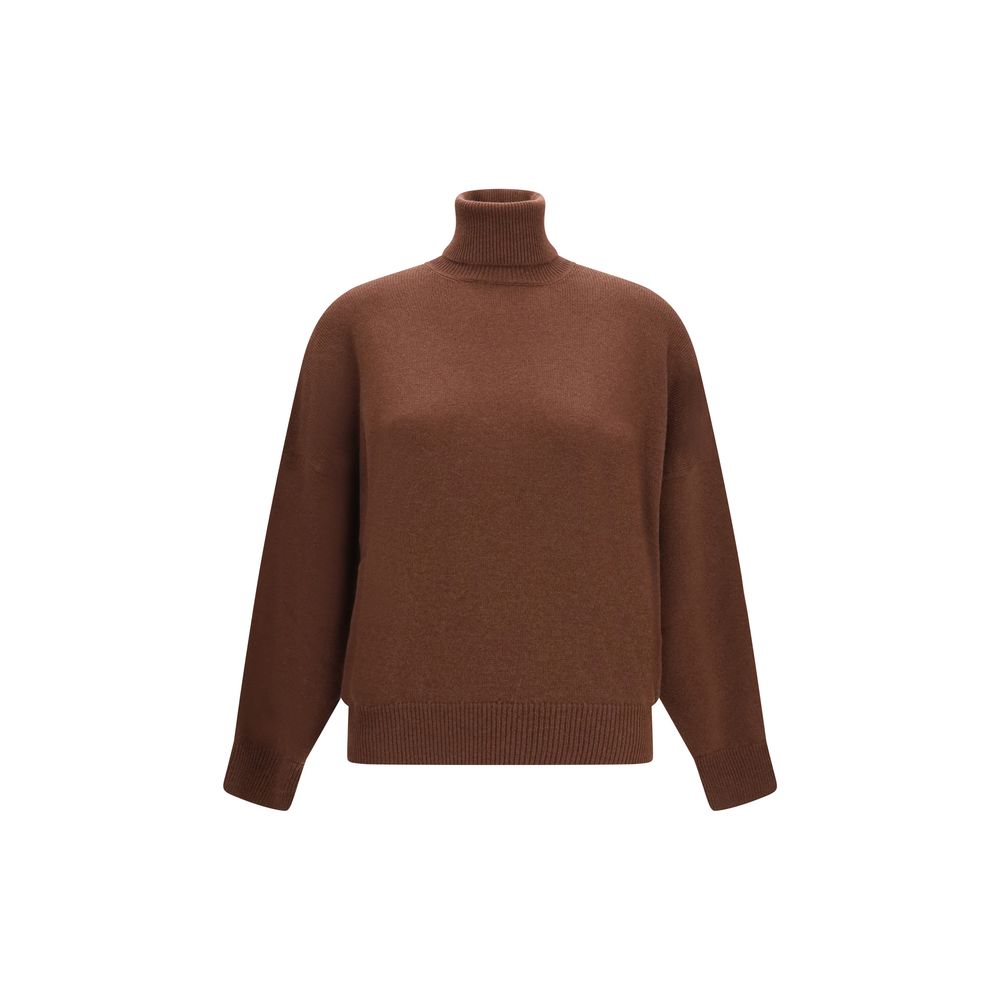 Brown Cashmere Turtleneck