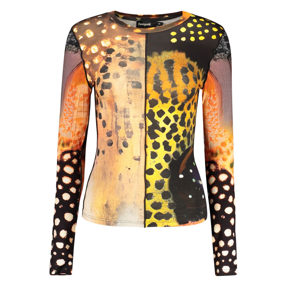 Orange Elastane T-Shirt