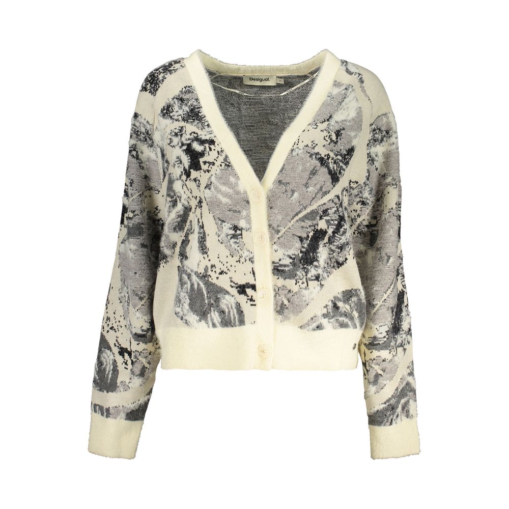 White Viscose Women Sweater
