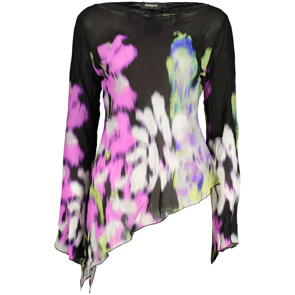 Black Viscose Women's T-Shirt