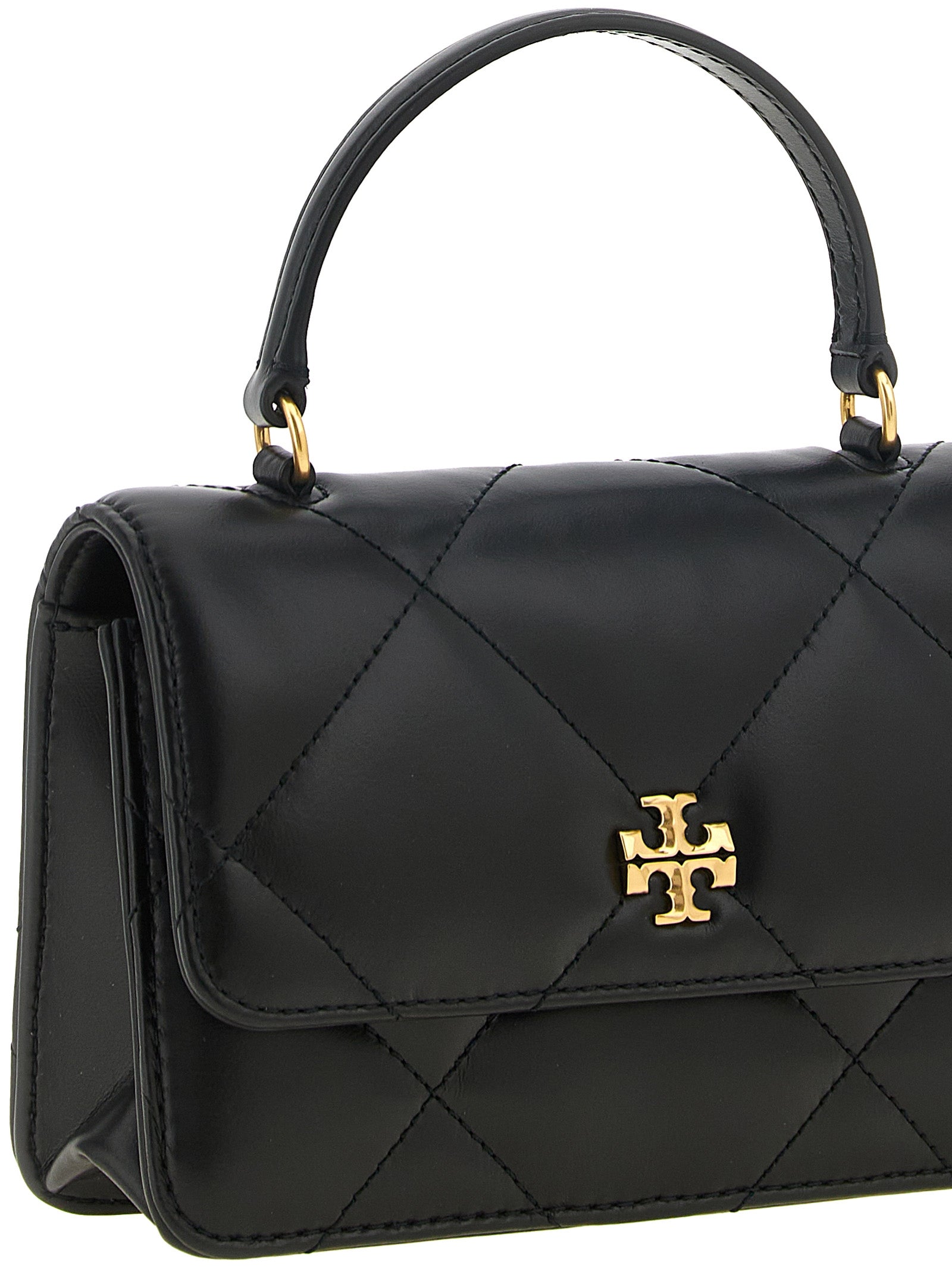 Black Cowhide Crossbody Bag