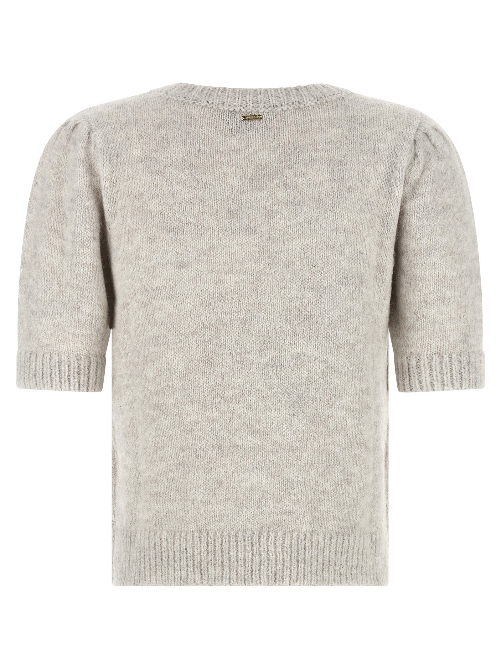 Gray Marabou Cardigan