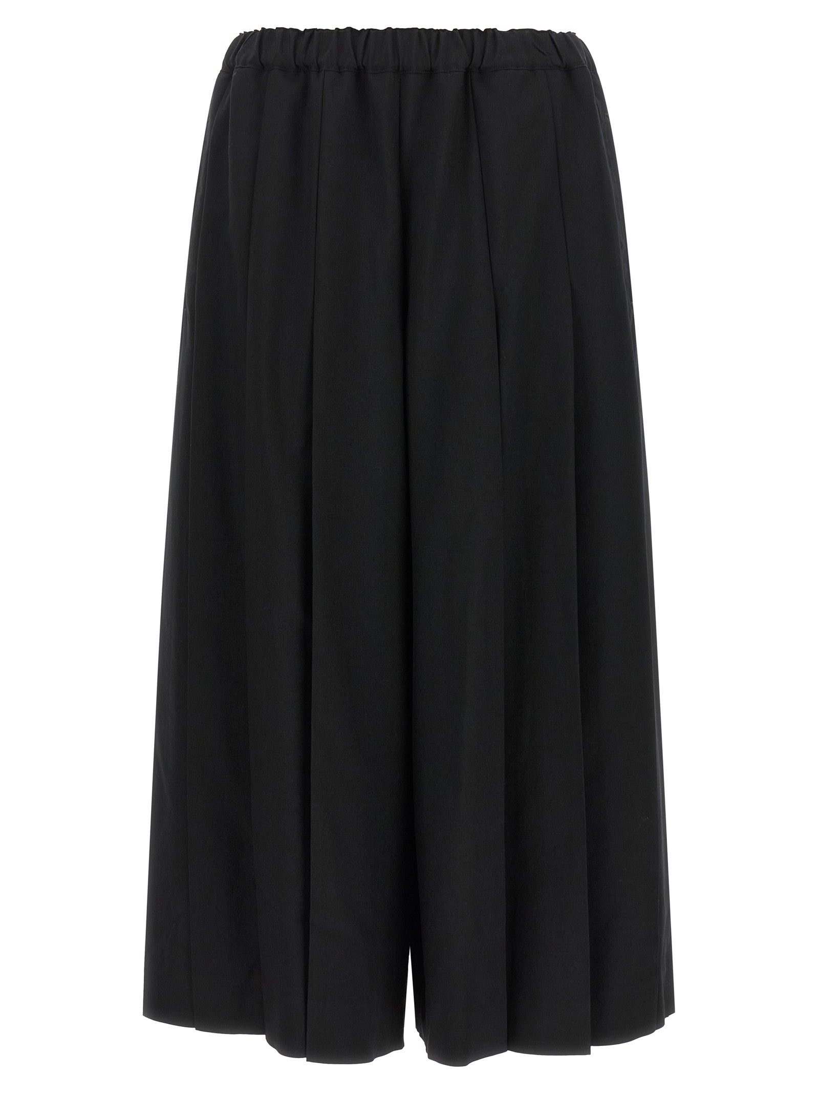 Black Wool Casual Pants