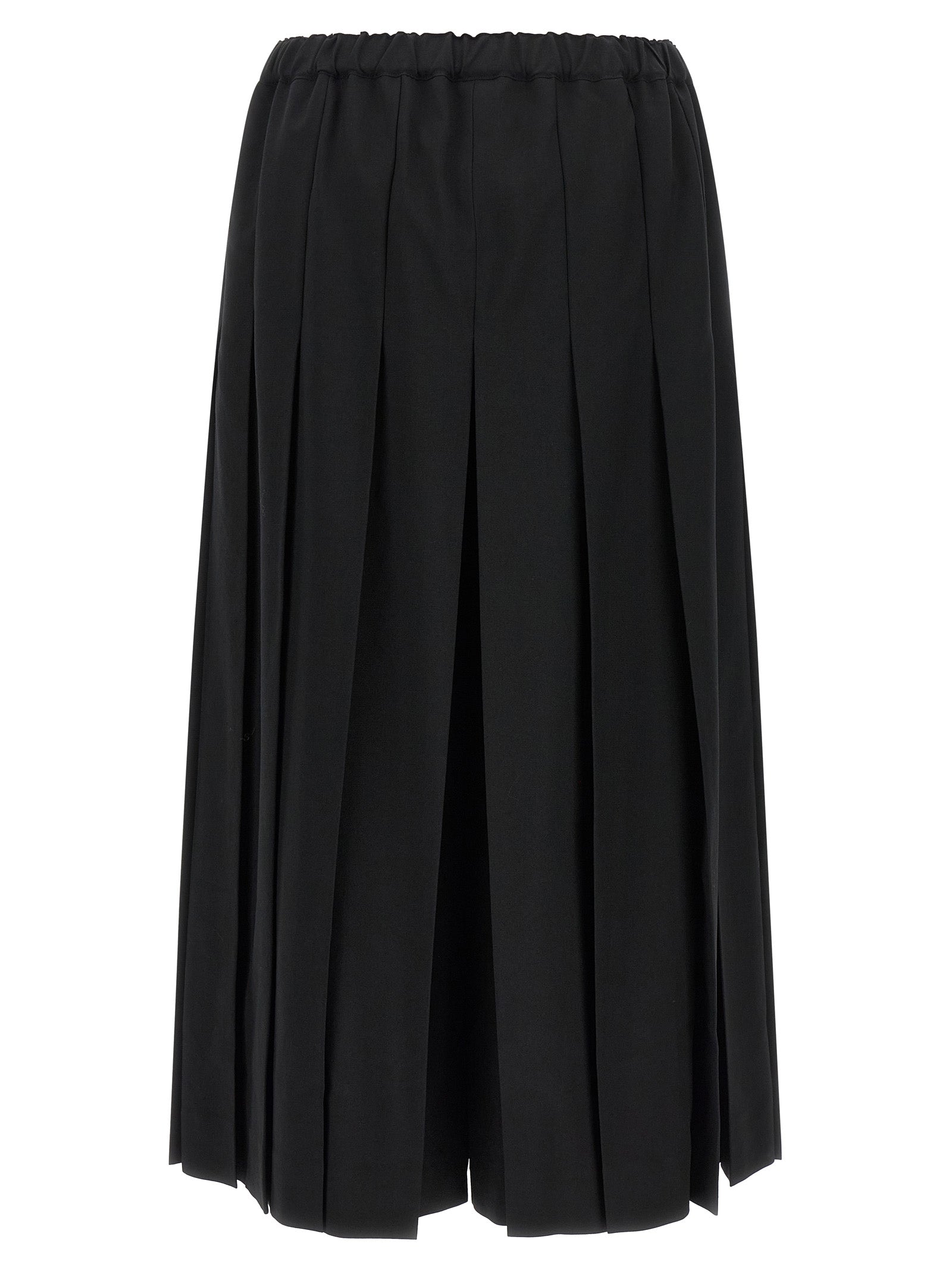 Black Wool Casual Pants