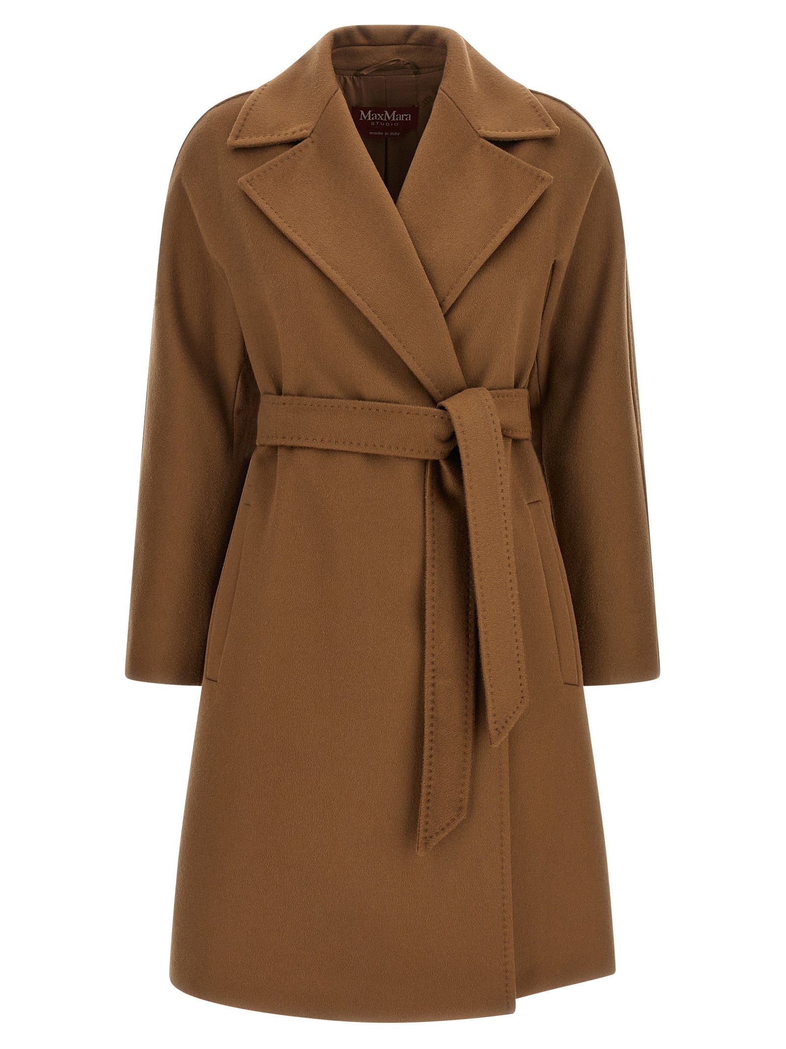 Beige Wool Coat