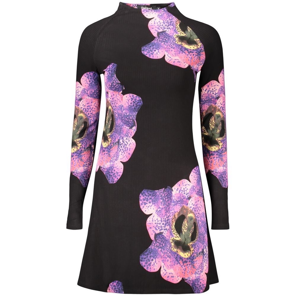 Black Viscose Women's Dress