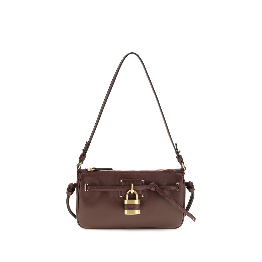 Bordeaux Calf Leather Bos Taurus Shoulder Bag