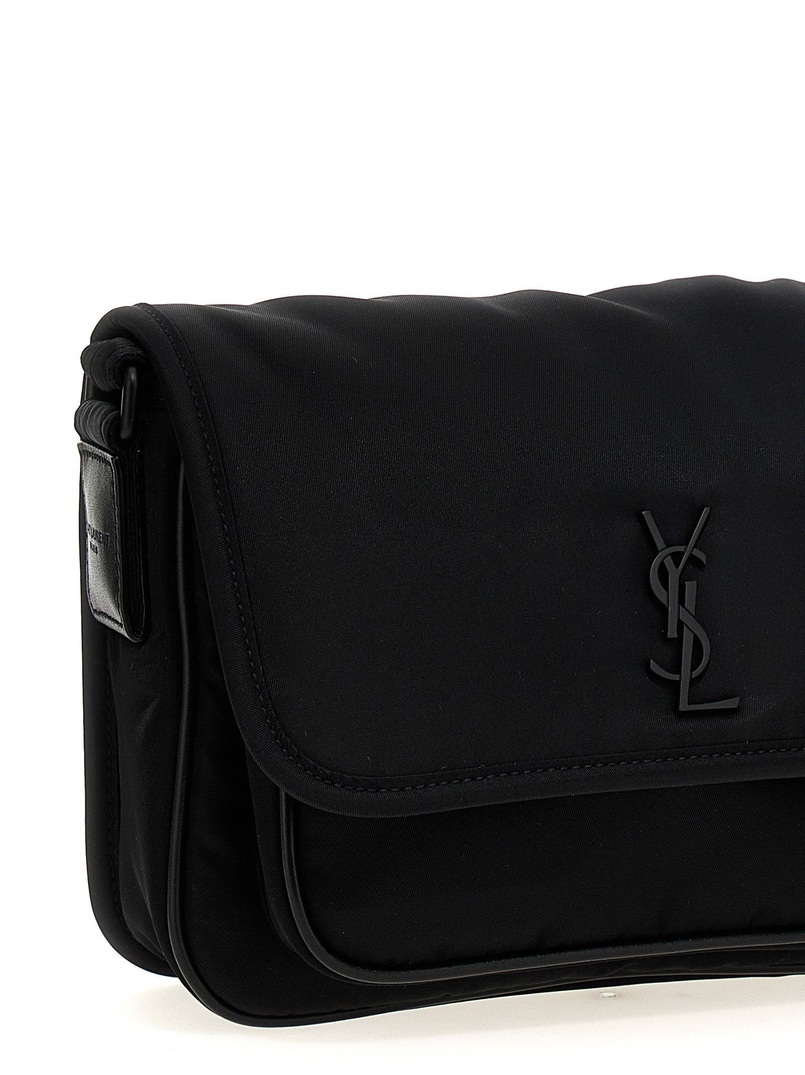 Black Polyamide Crossbody Bag