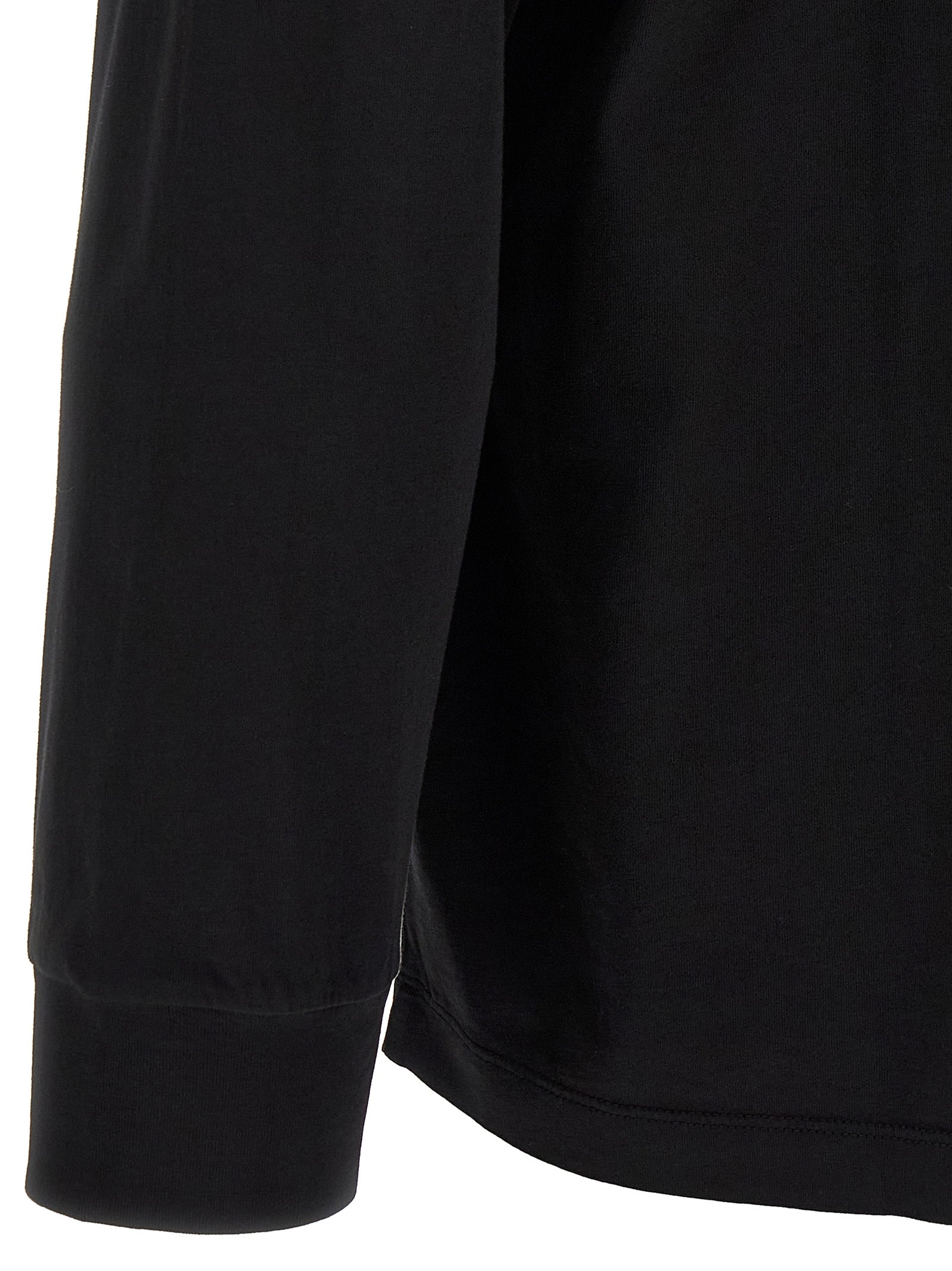 Black Cotton T-Shirt