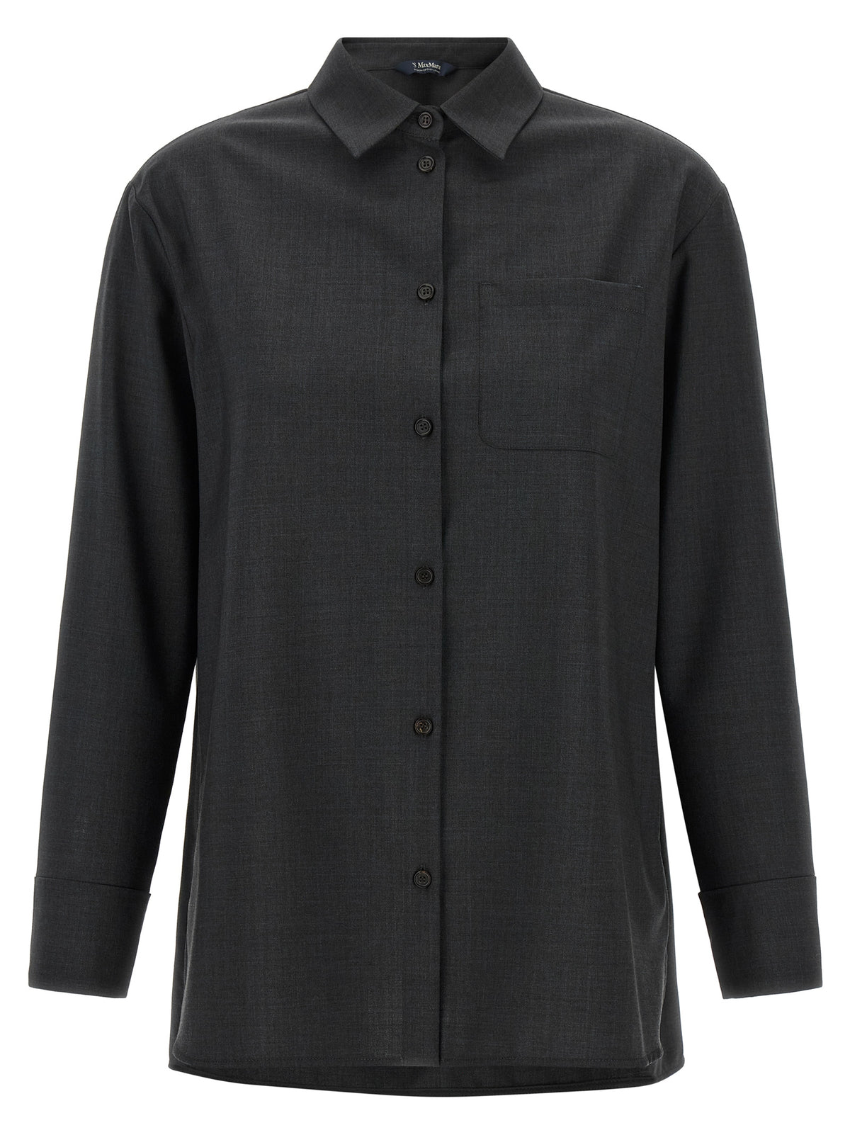 Gray Wool Blouse