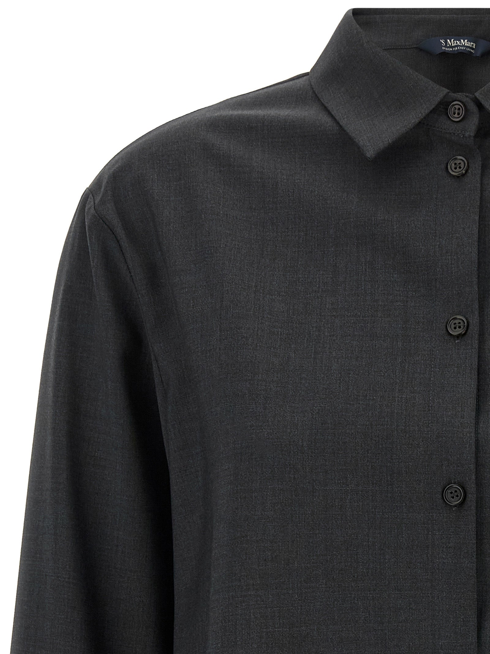 Gray Wool Blouse