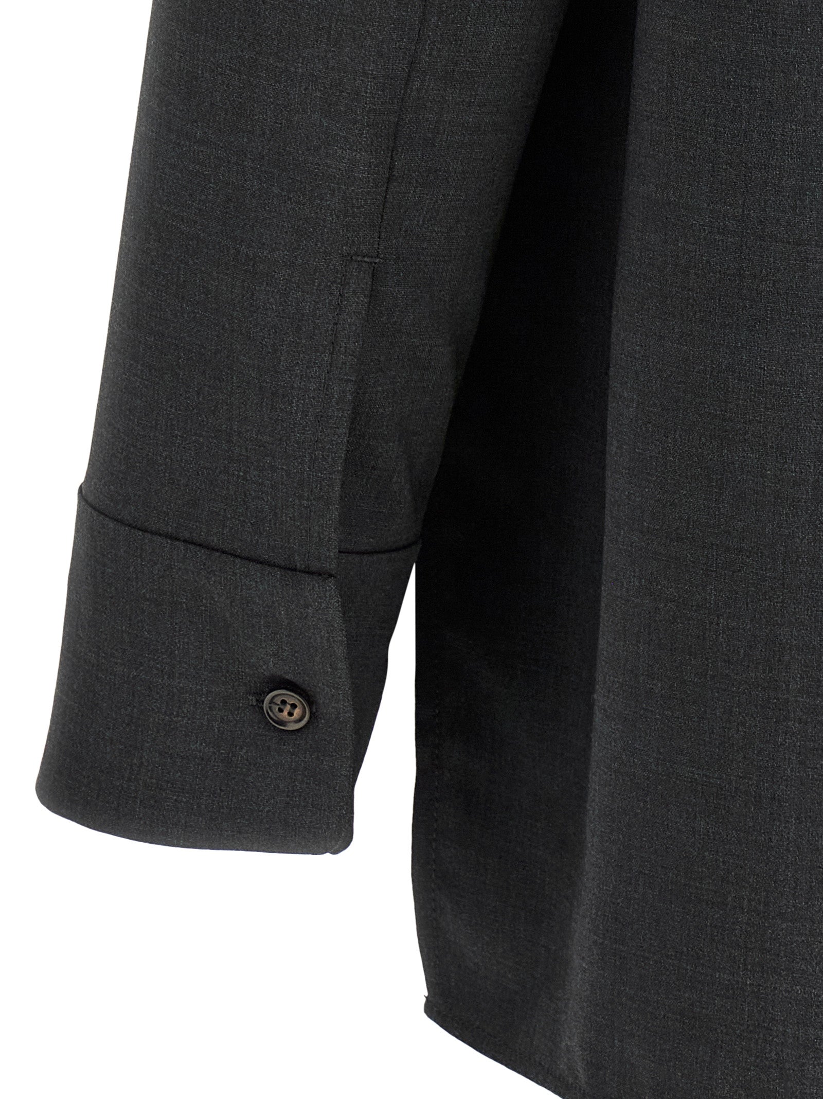 Gray Wool Blouse