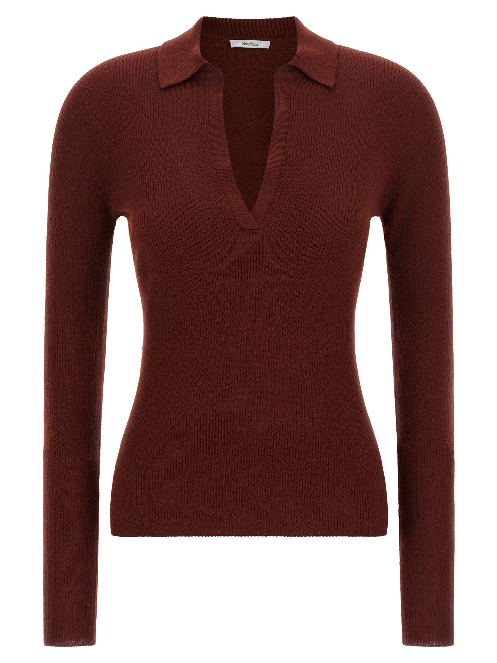 Bordeaux Cashmere Polo Shirt