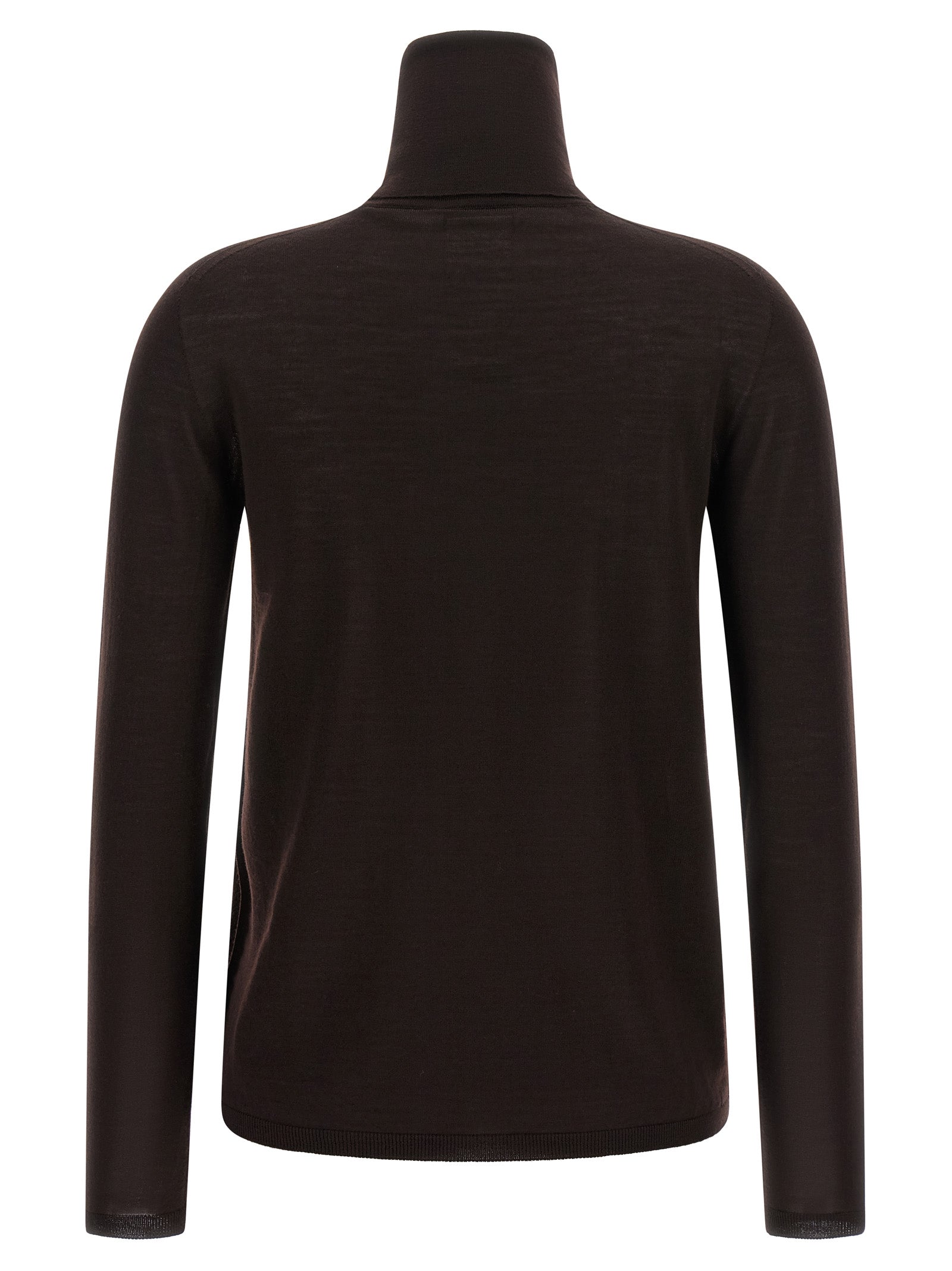 Brown Virgin Wool Cardigan