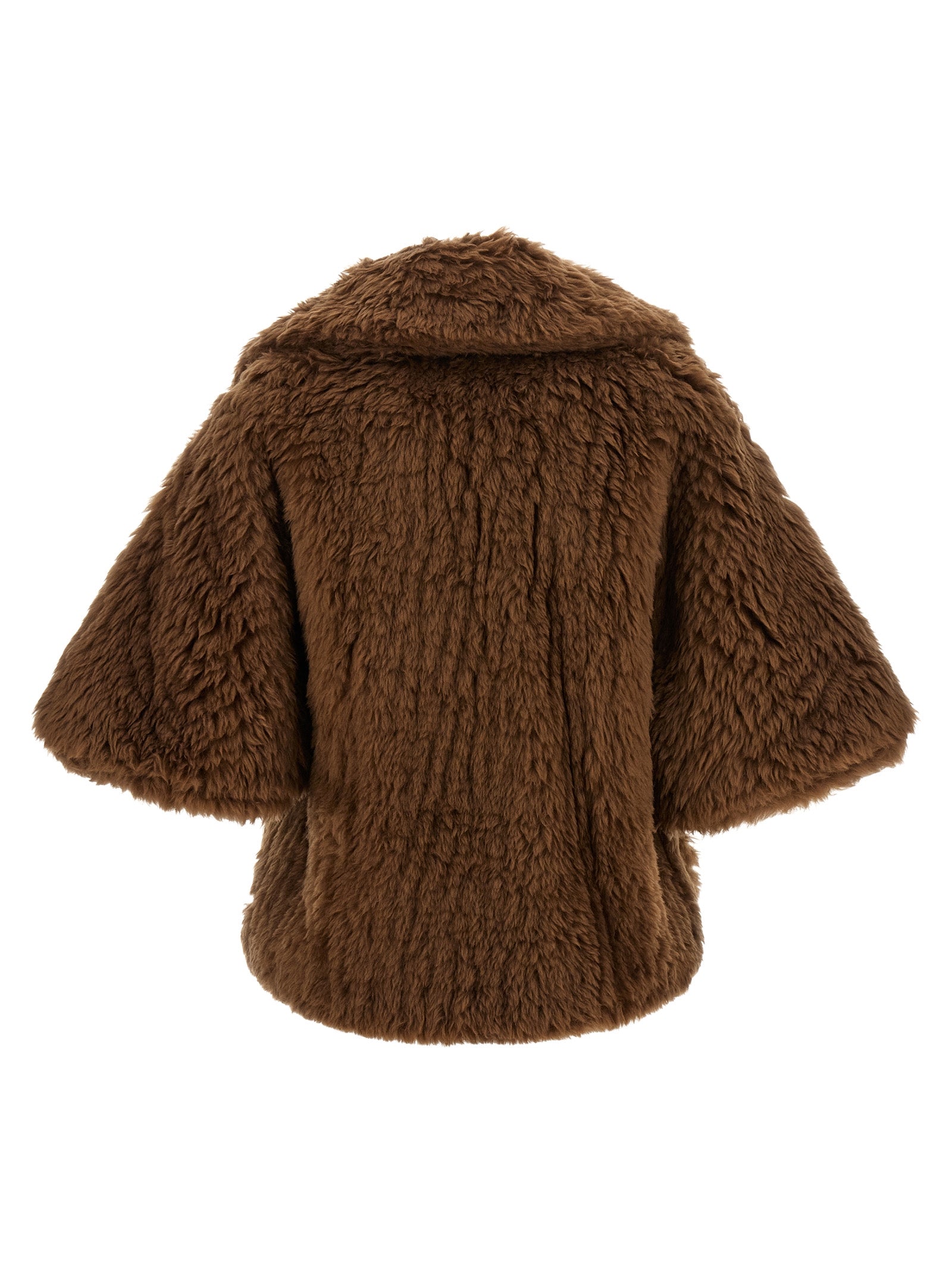 Brown Virgin Wool Coat
